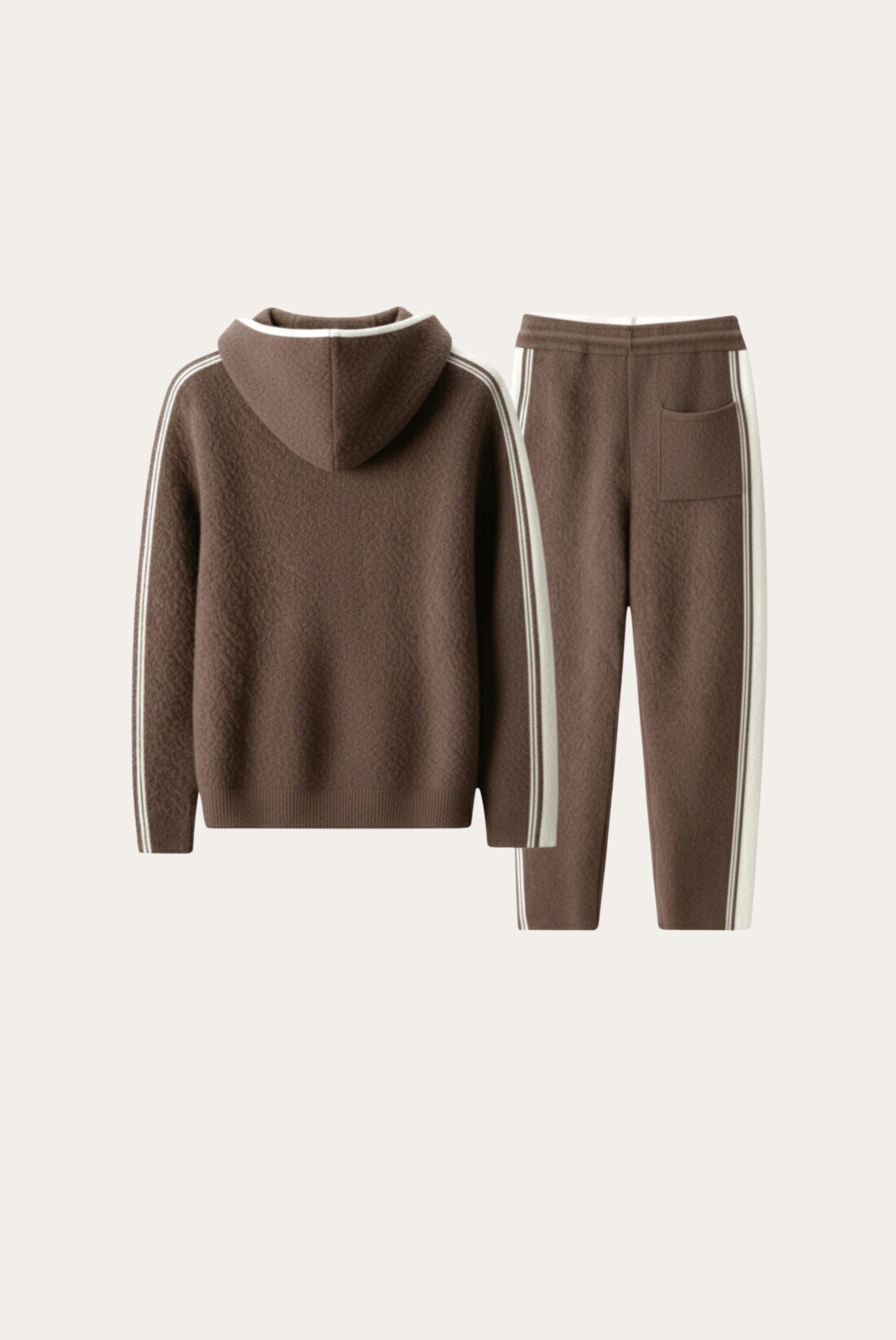 Dark Mocha Merino Wool Eşofman Takımı 7