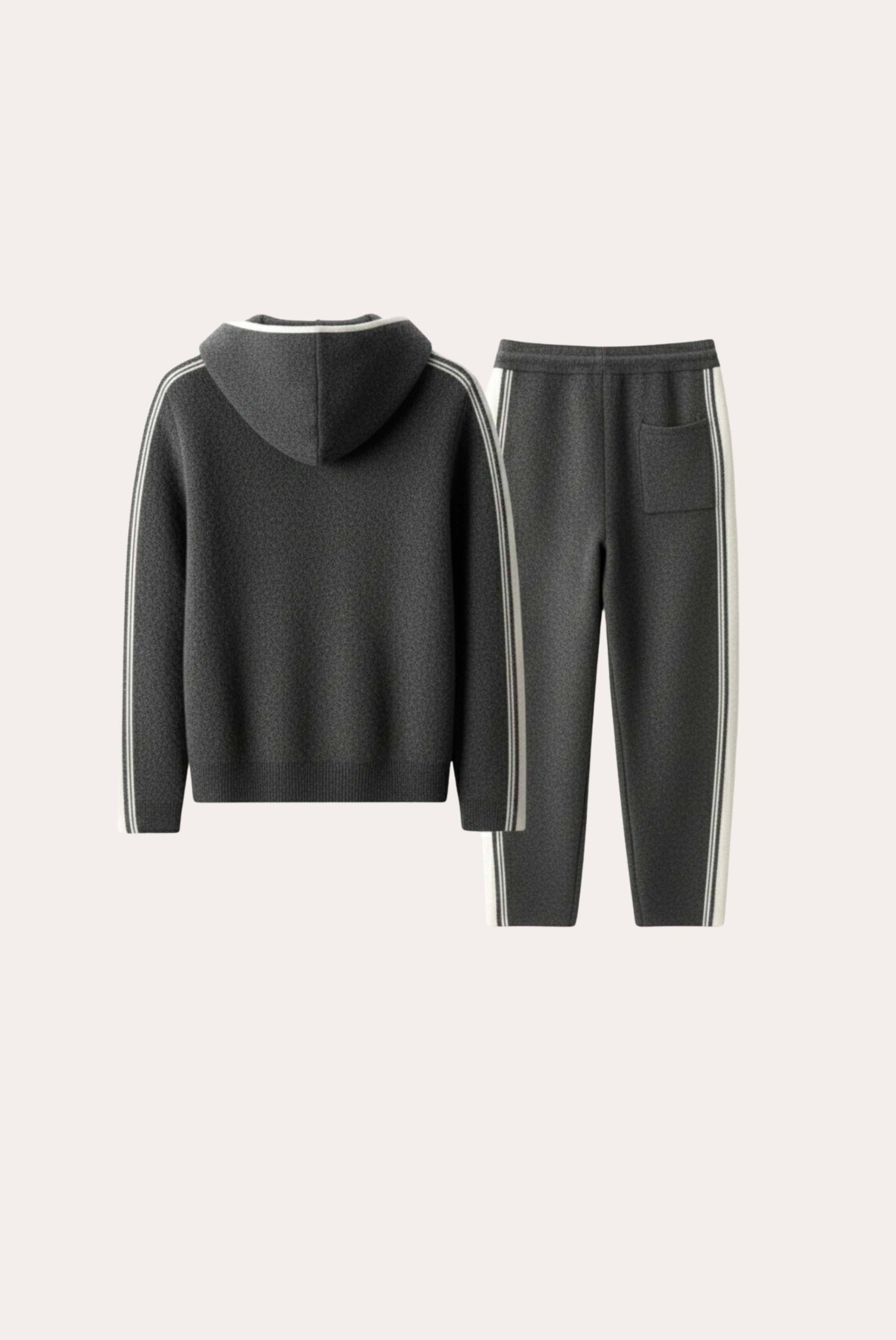 Koyu Gri Merino Wool Eşofman Takımı 7
