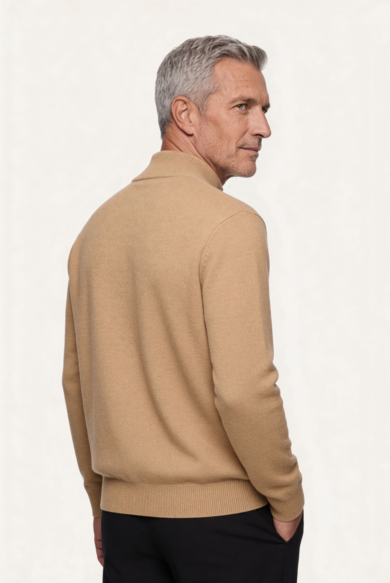 Deve Tüyü Inside-Out Cashmere Hırka 2