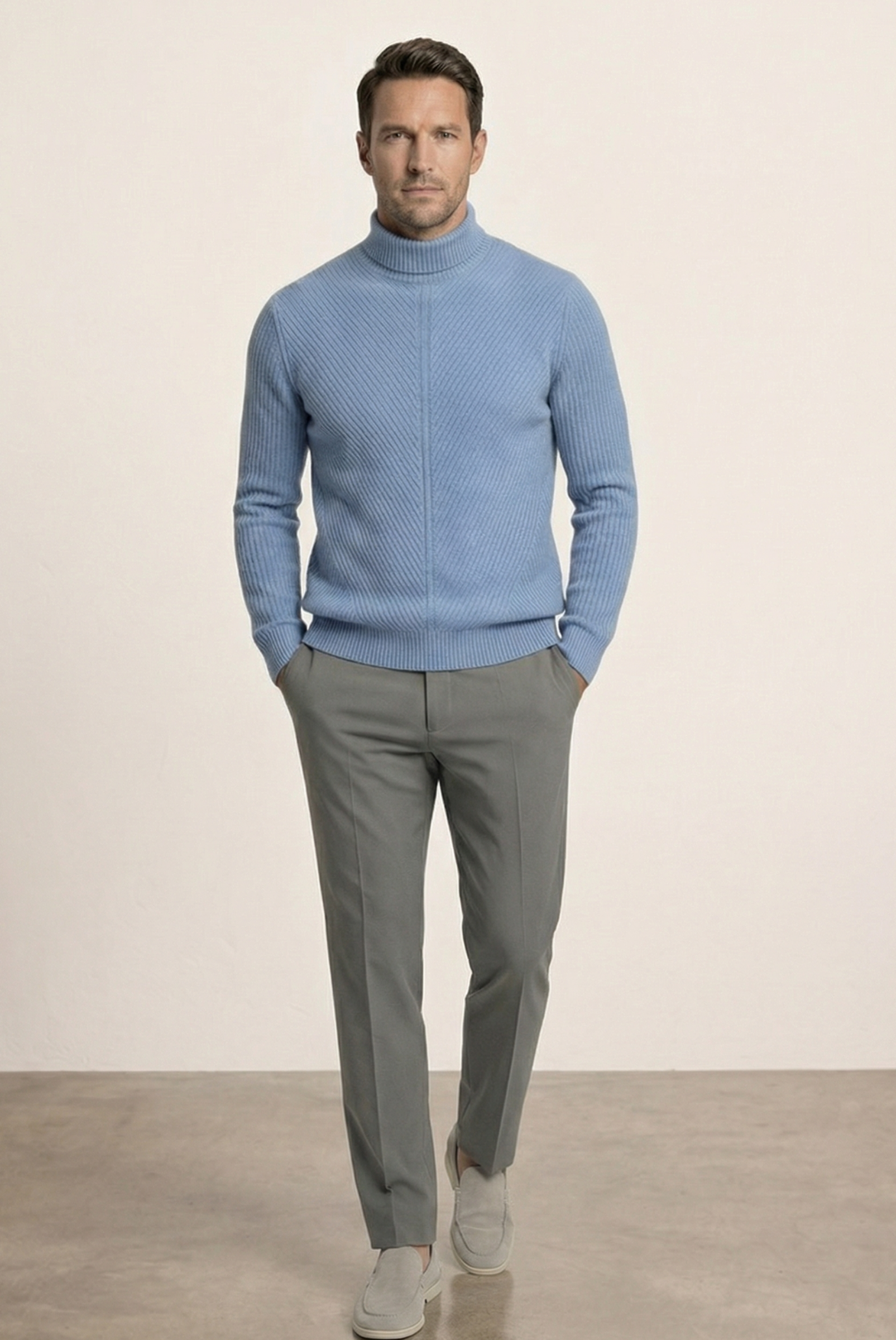 Mavi Ribbed Cashmere Kazak 5