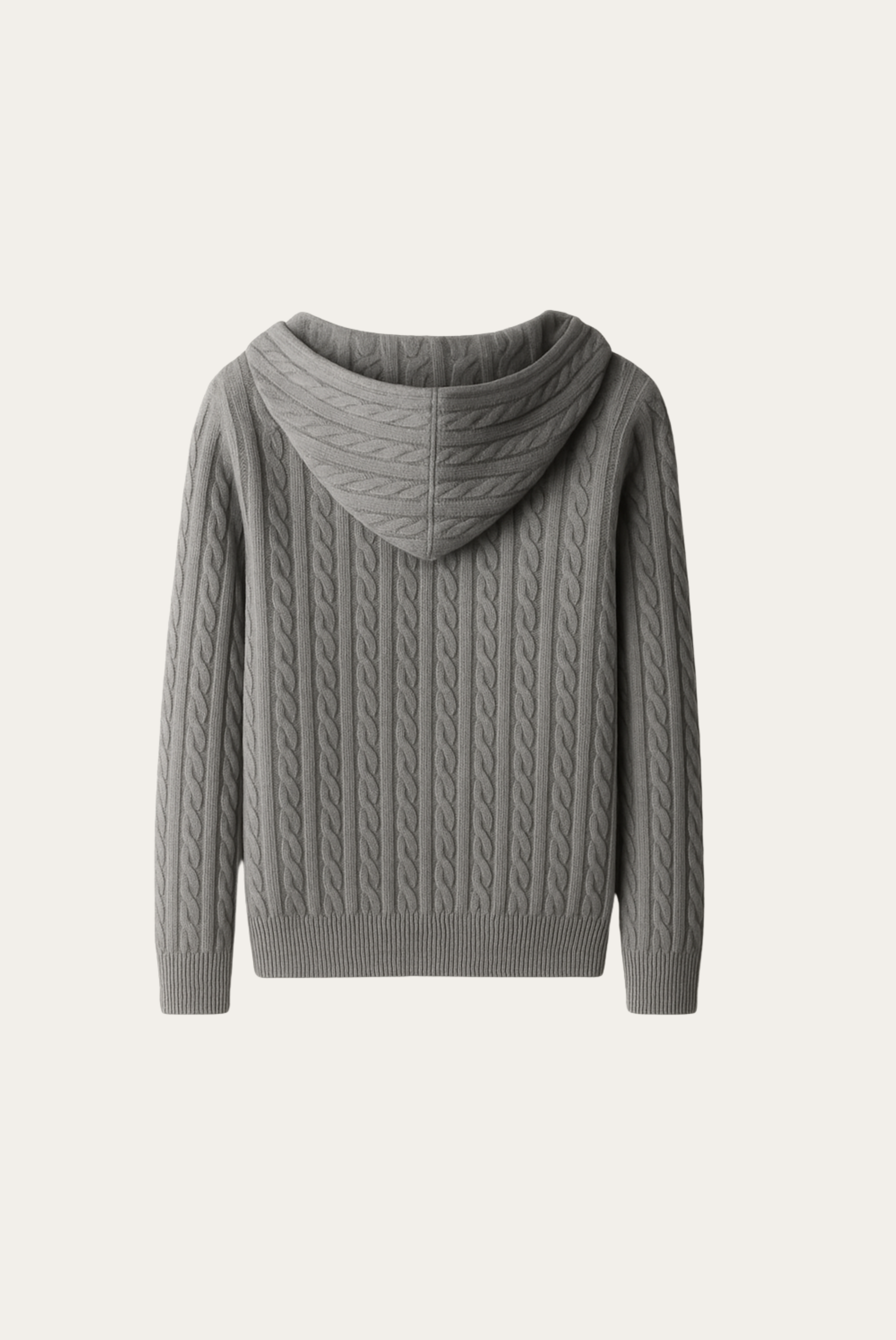 Gri Cashmere Zip Ceket 7
