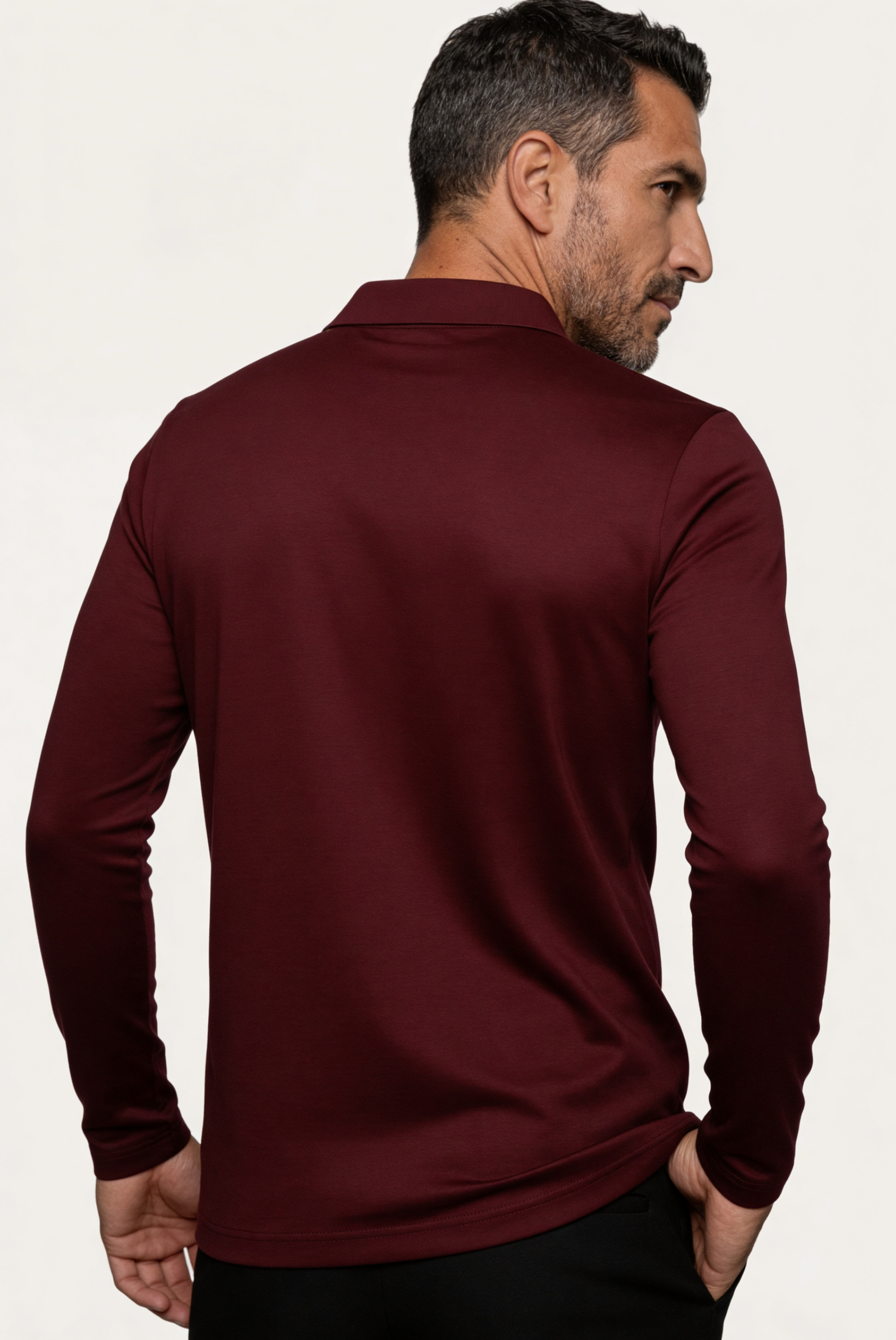 Bordo Imperial Uzun Kollu Polo 2