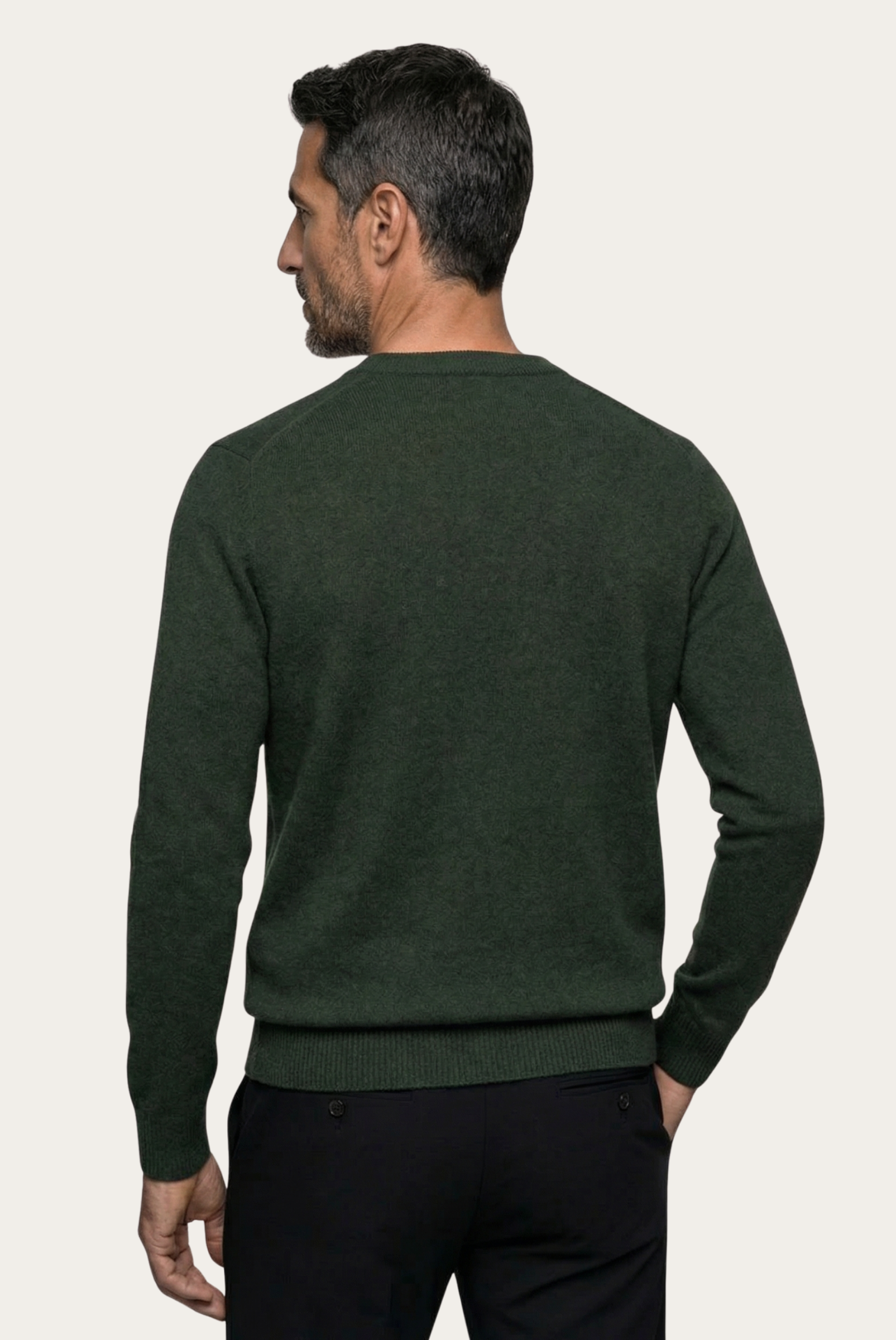 Army Yeşil Cashmere Bisiklet Yaka 2