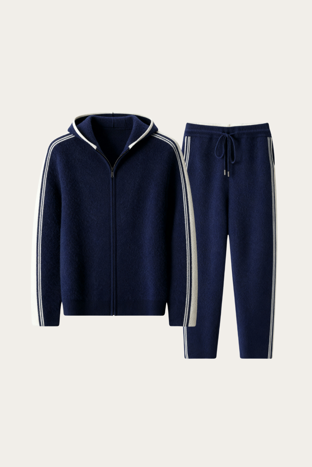 Lacivert Mavi Merino Wool Eşofman Takımı 6