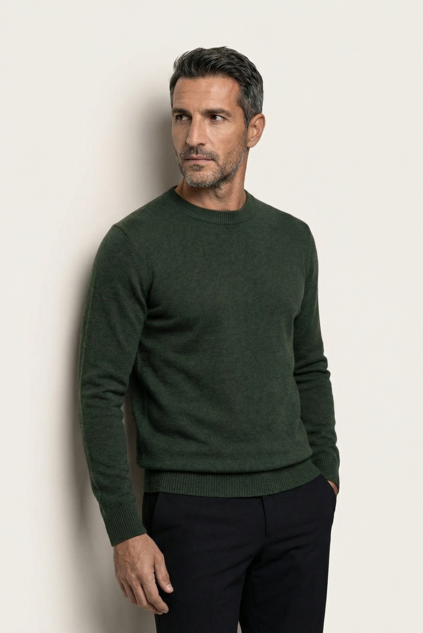 Army Yeşil Cashmere Bisiklet Yaka 4