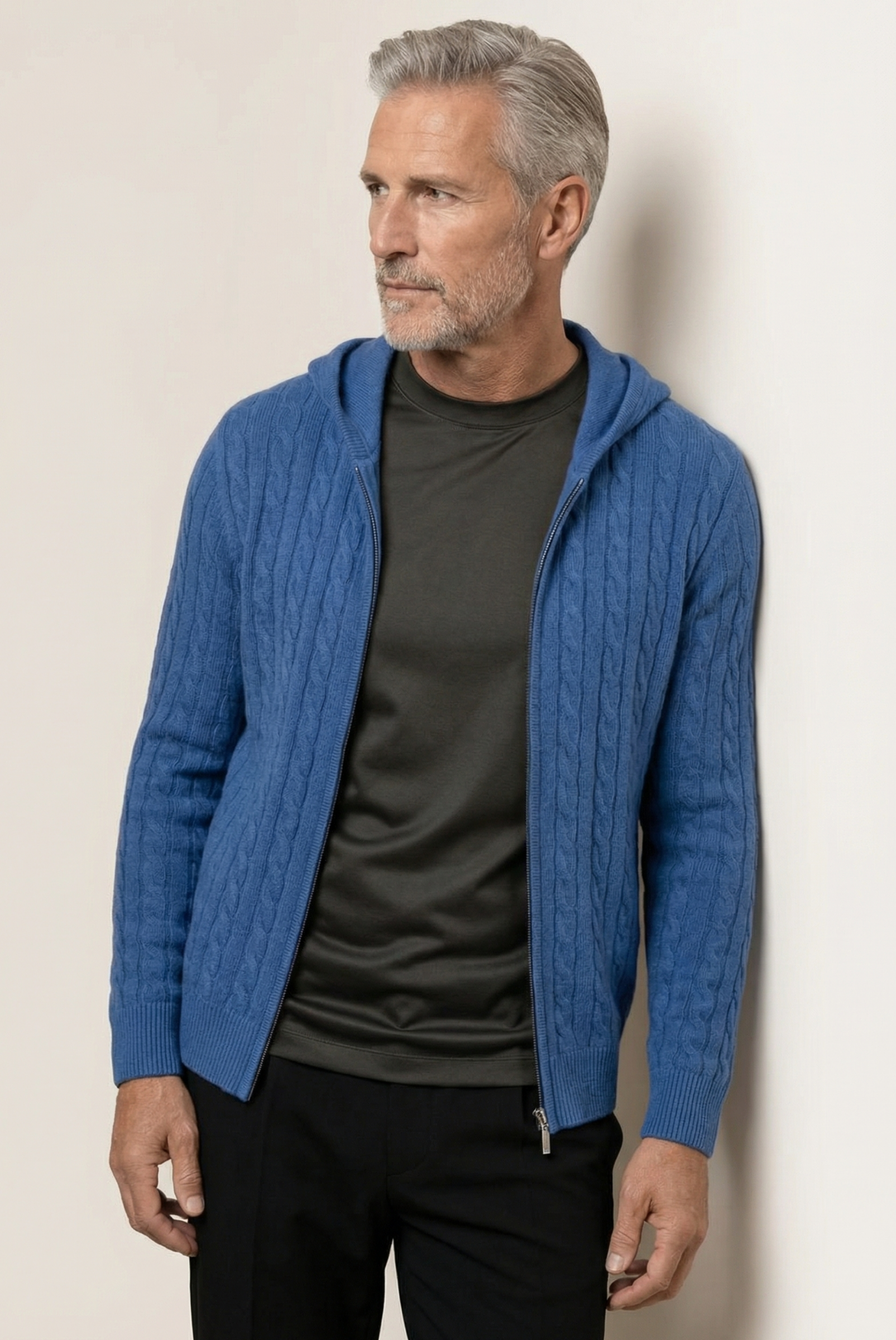 Mavi Cashmere Zip Ceket 4