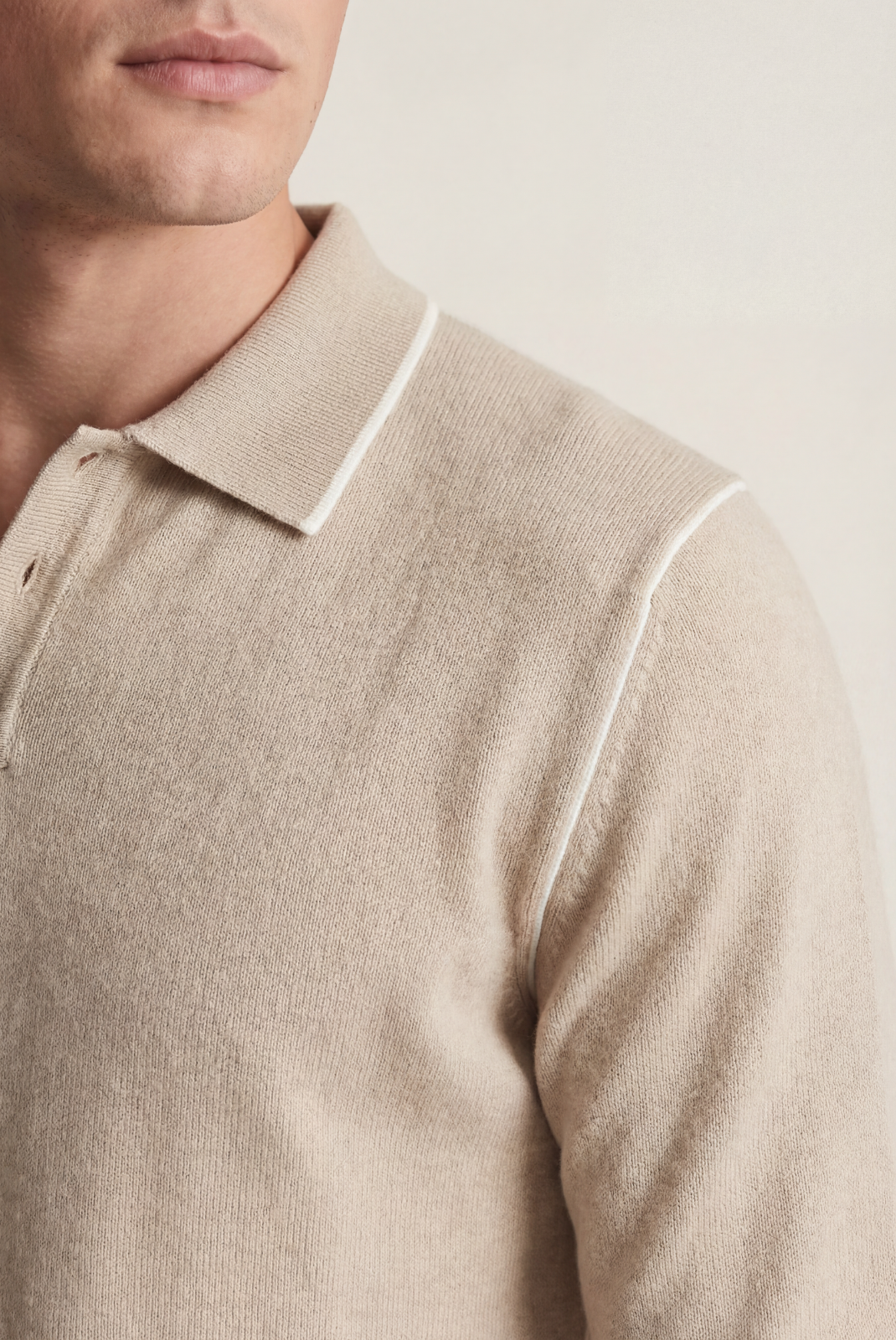 Deve Tüyü Cashmere Uzun Kollu Polo 5