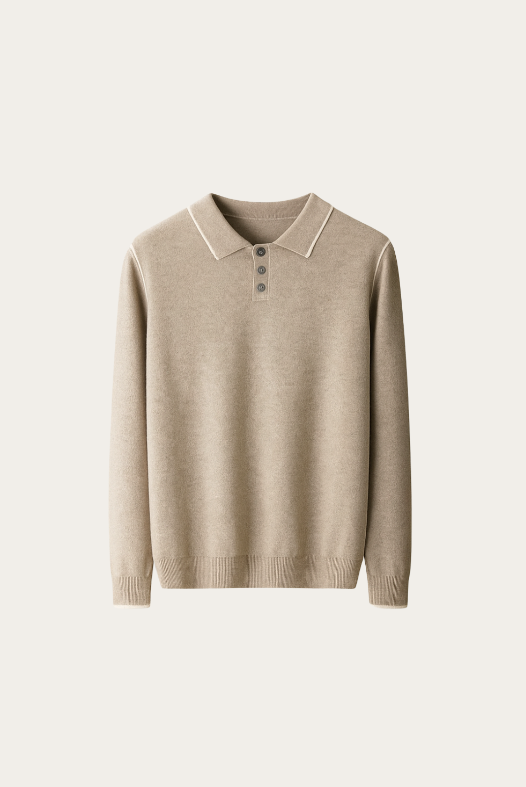 Deve Tüyü Cashmere Uzun Kollu Polo 1