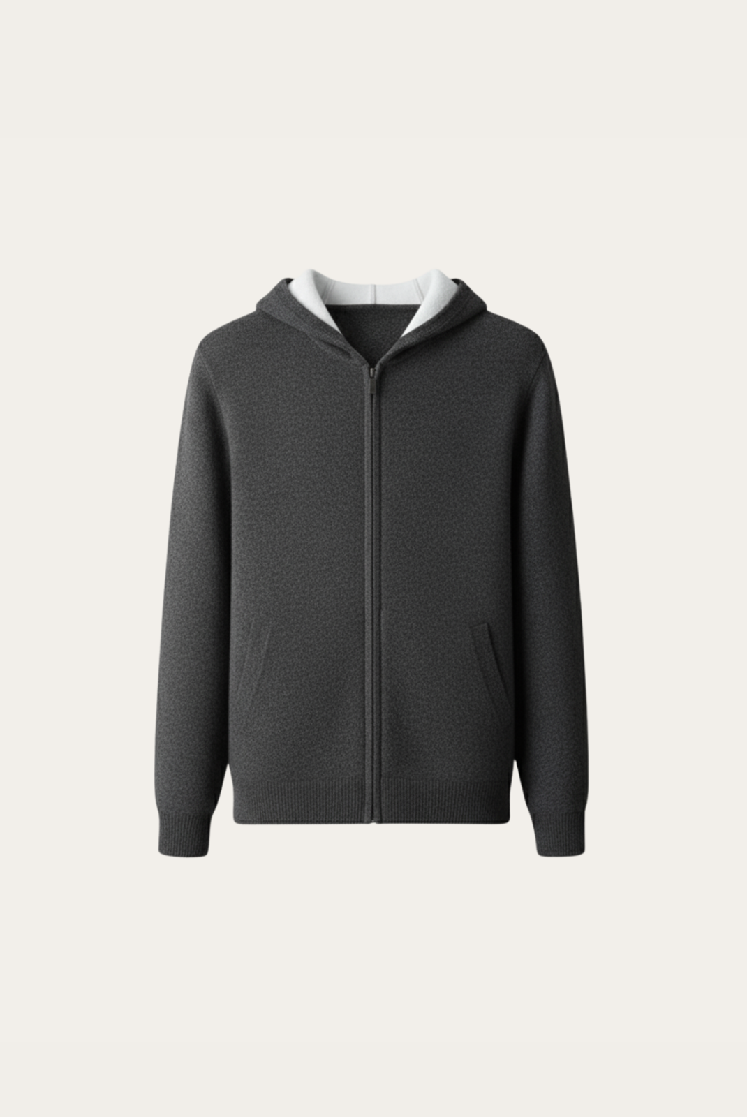 Koyu Gri Cashmere Drape Hırka 6