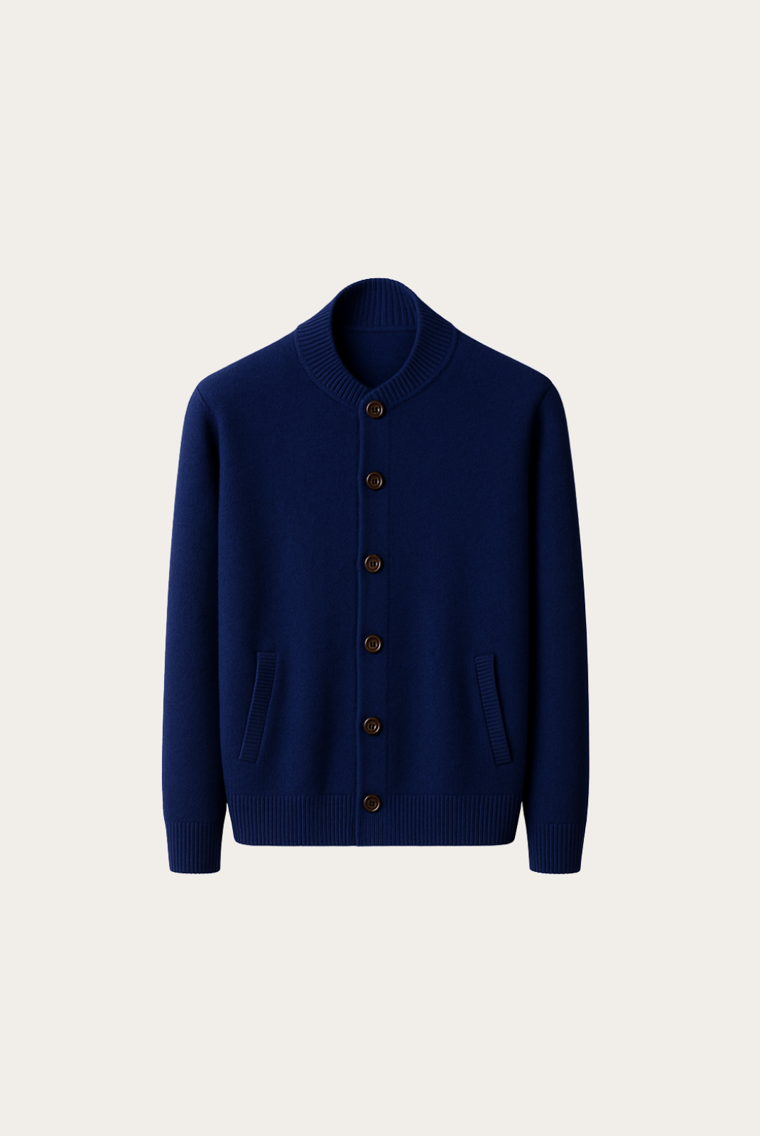 Lacivert Mavi Cashmere Hırka 6