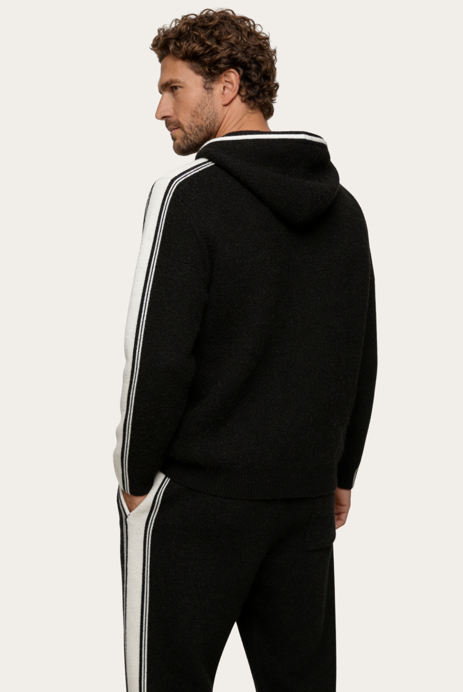 Siyah Merino Wool Eşofman Takımı 2