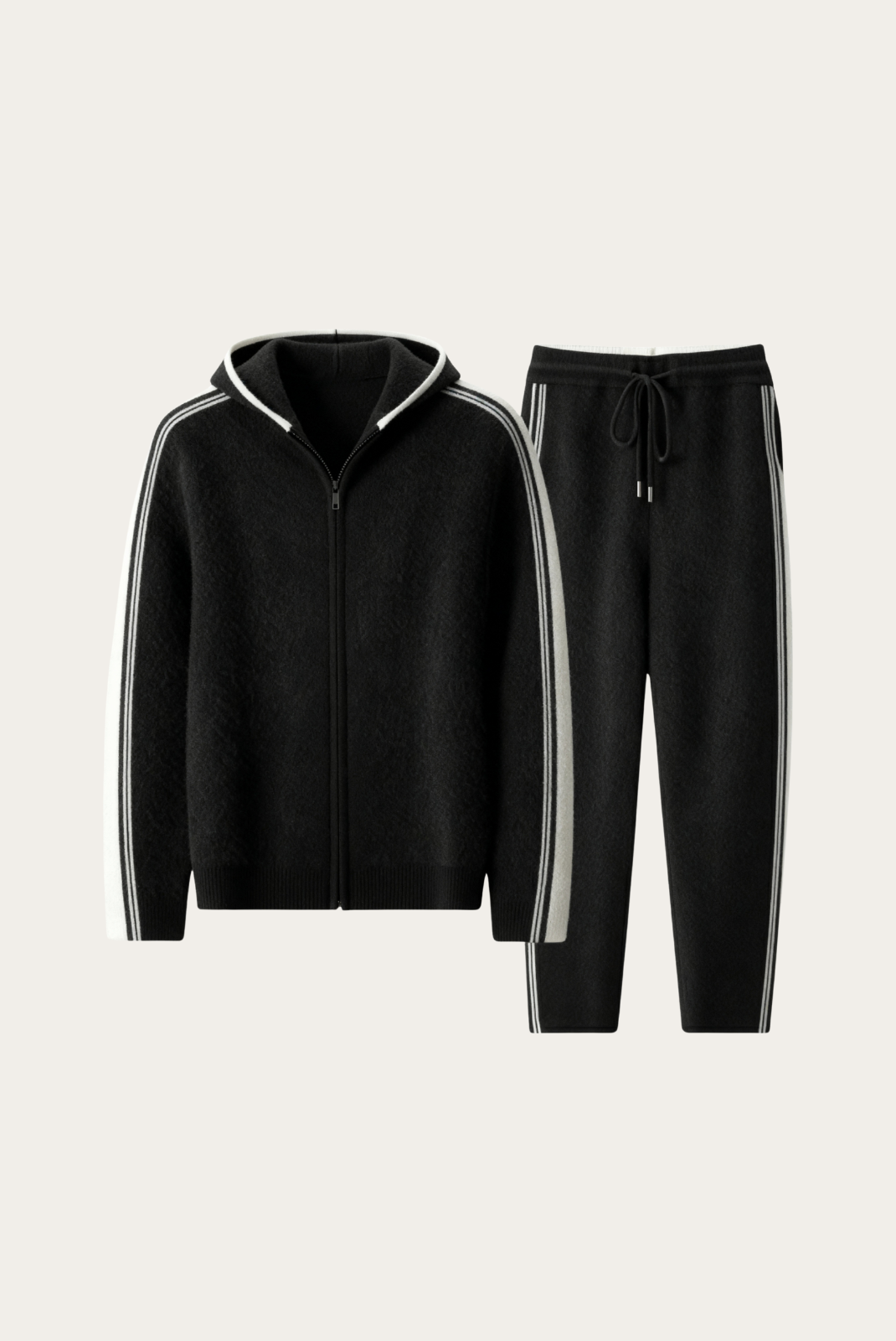 Siyah Merino Wool Eşofman Takımı 6