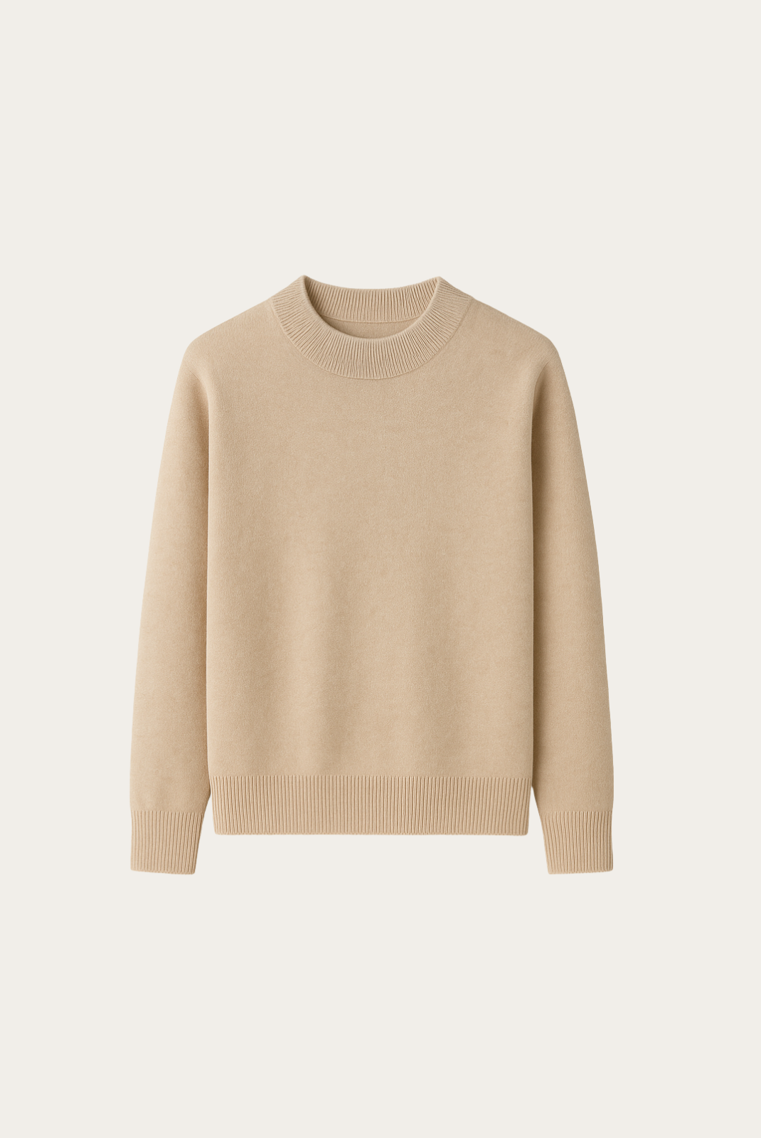 Creme Cashmere Bisiklet Yaka 6