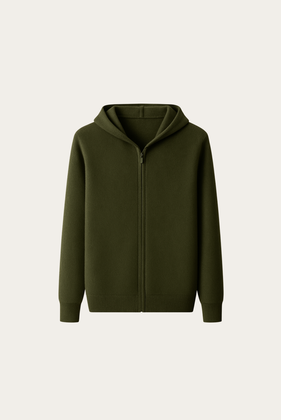 Zeytin Yeşili Premium Cashmere Yelek 6