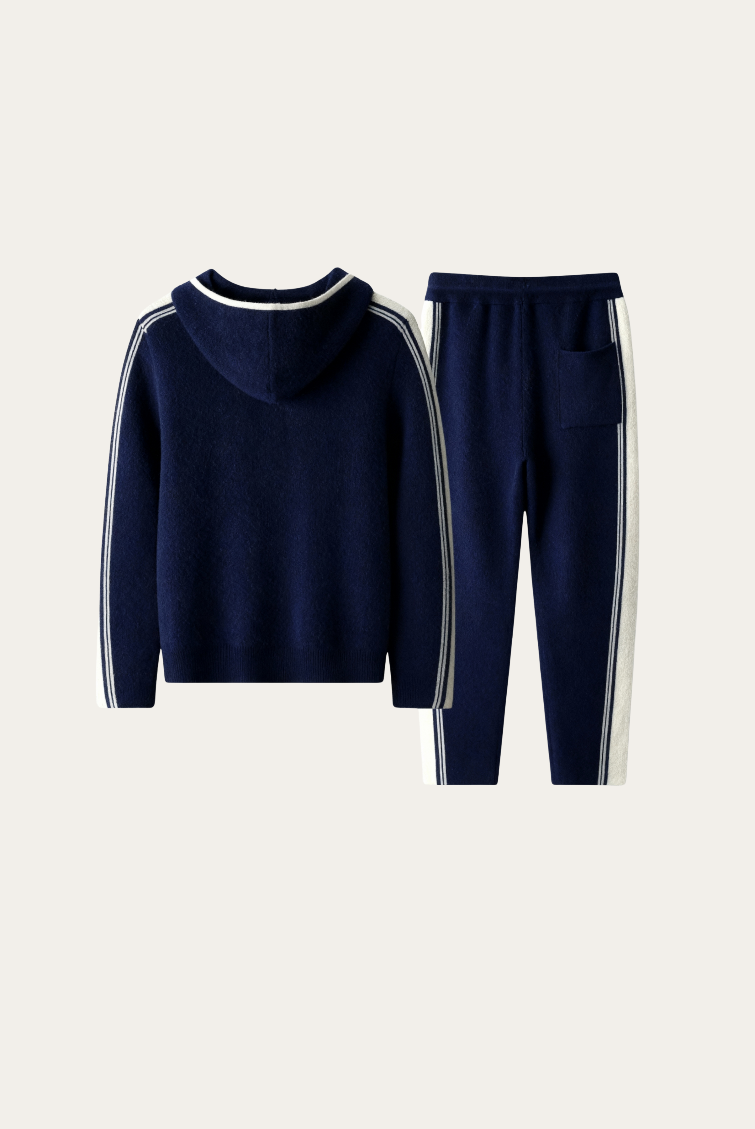 Lacivert Mavi Merino Wool Eşofman Takımı 7