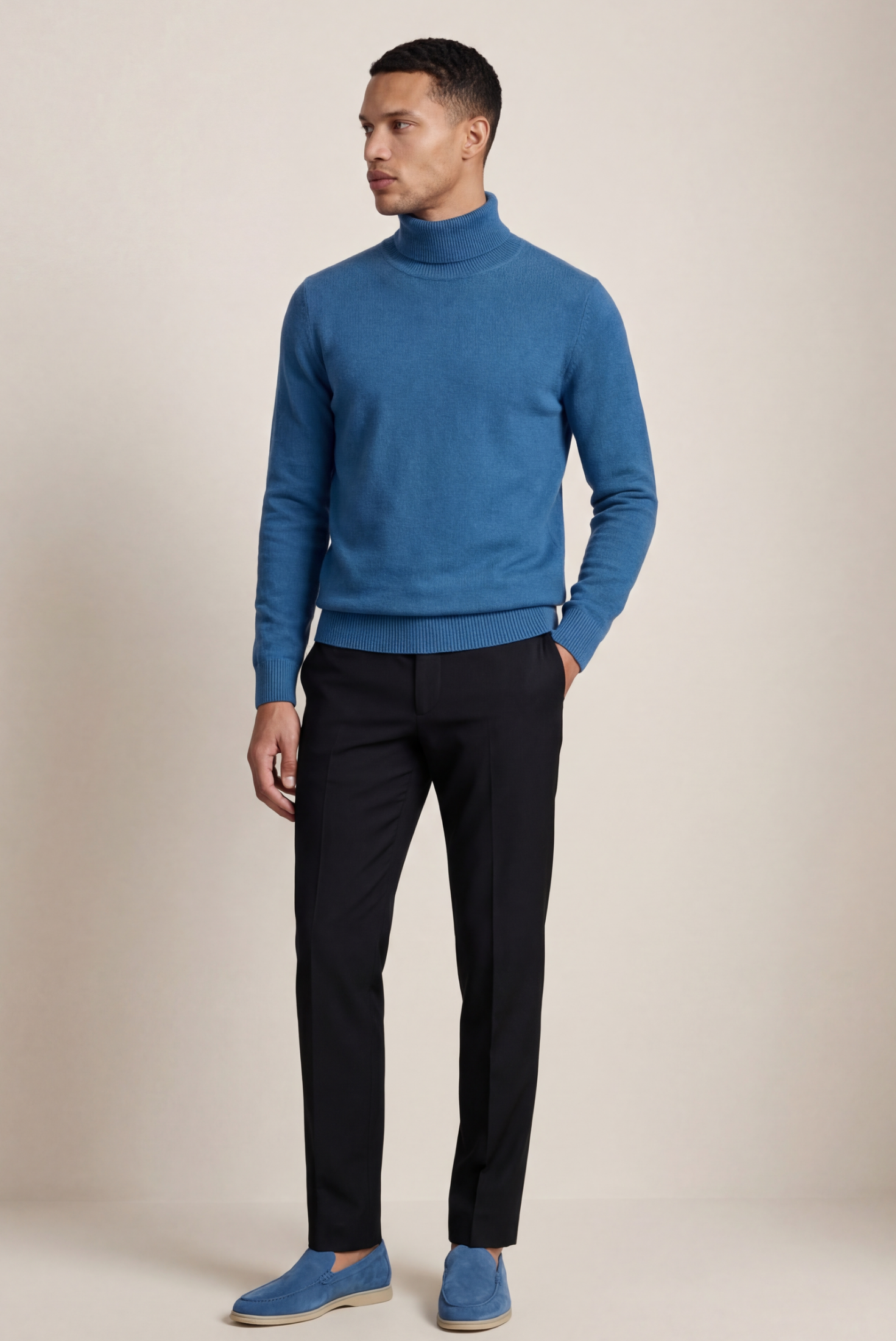 Lacivert Mavi Loafer 8