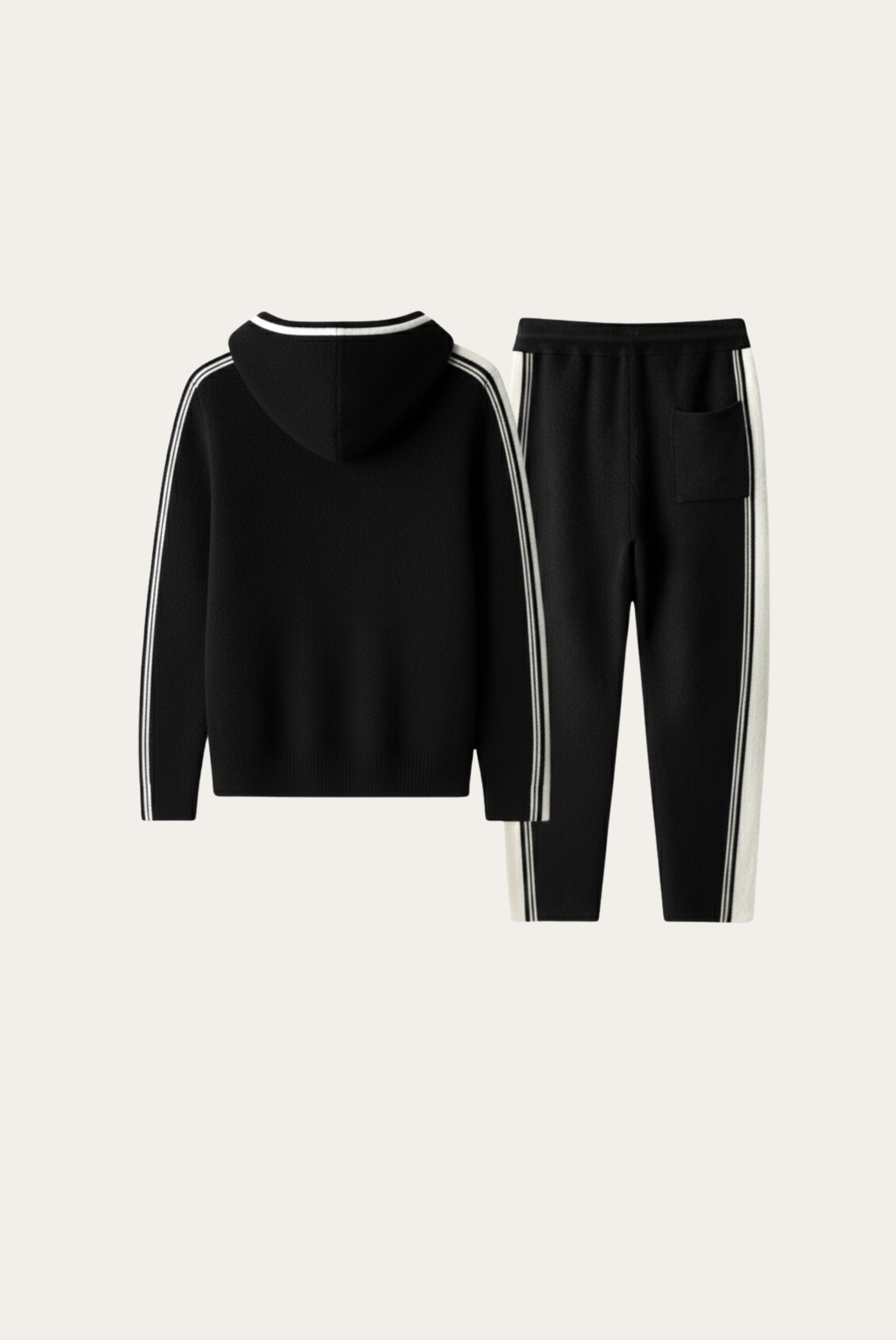 Siyah Merino Wool Eşofman Takımı 7