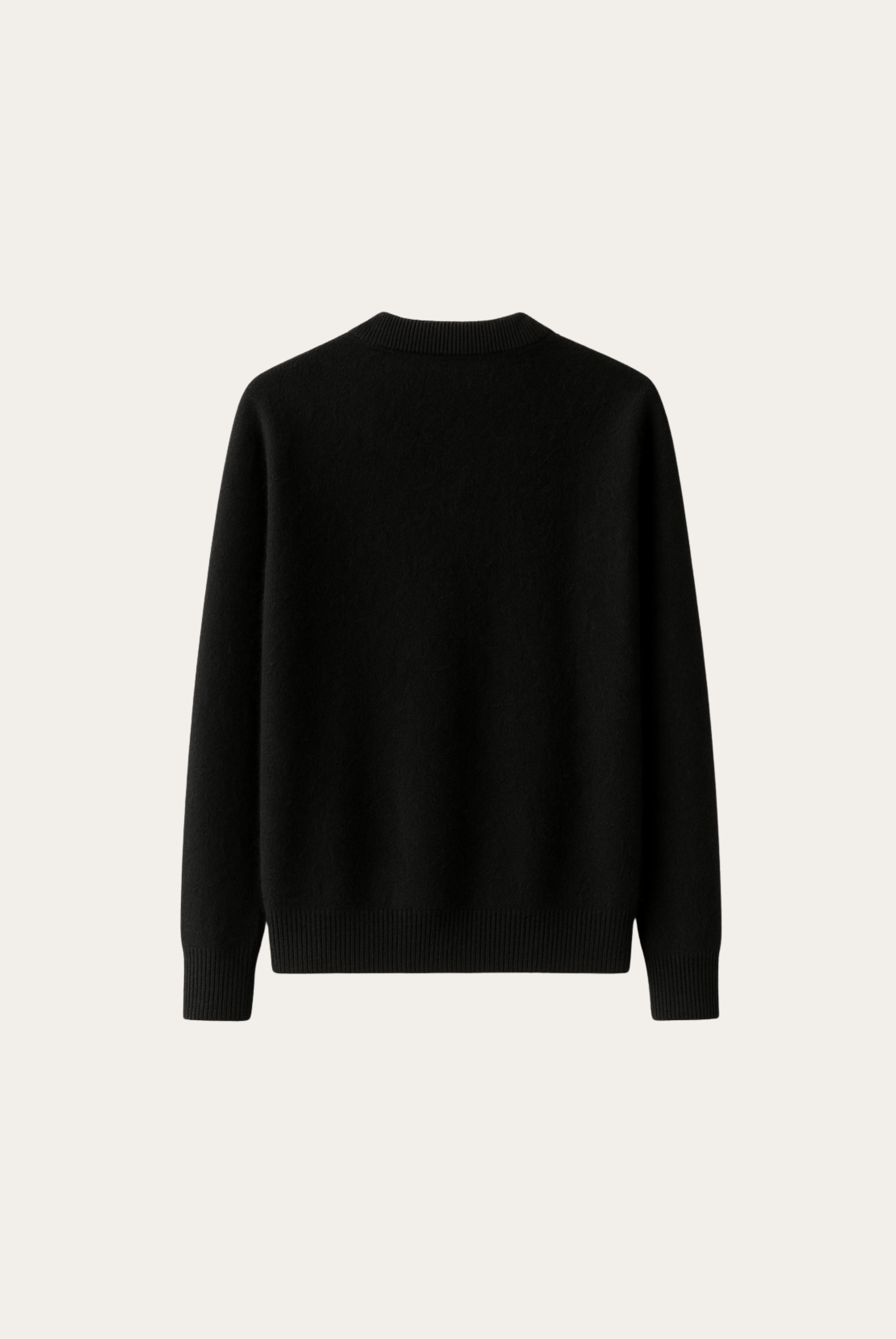 Siyah Cashmere Bisiklet Yaka 7