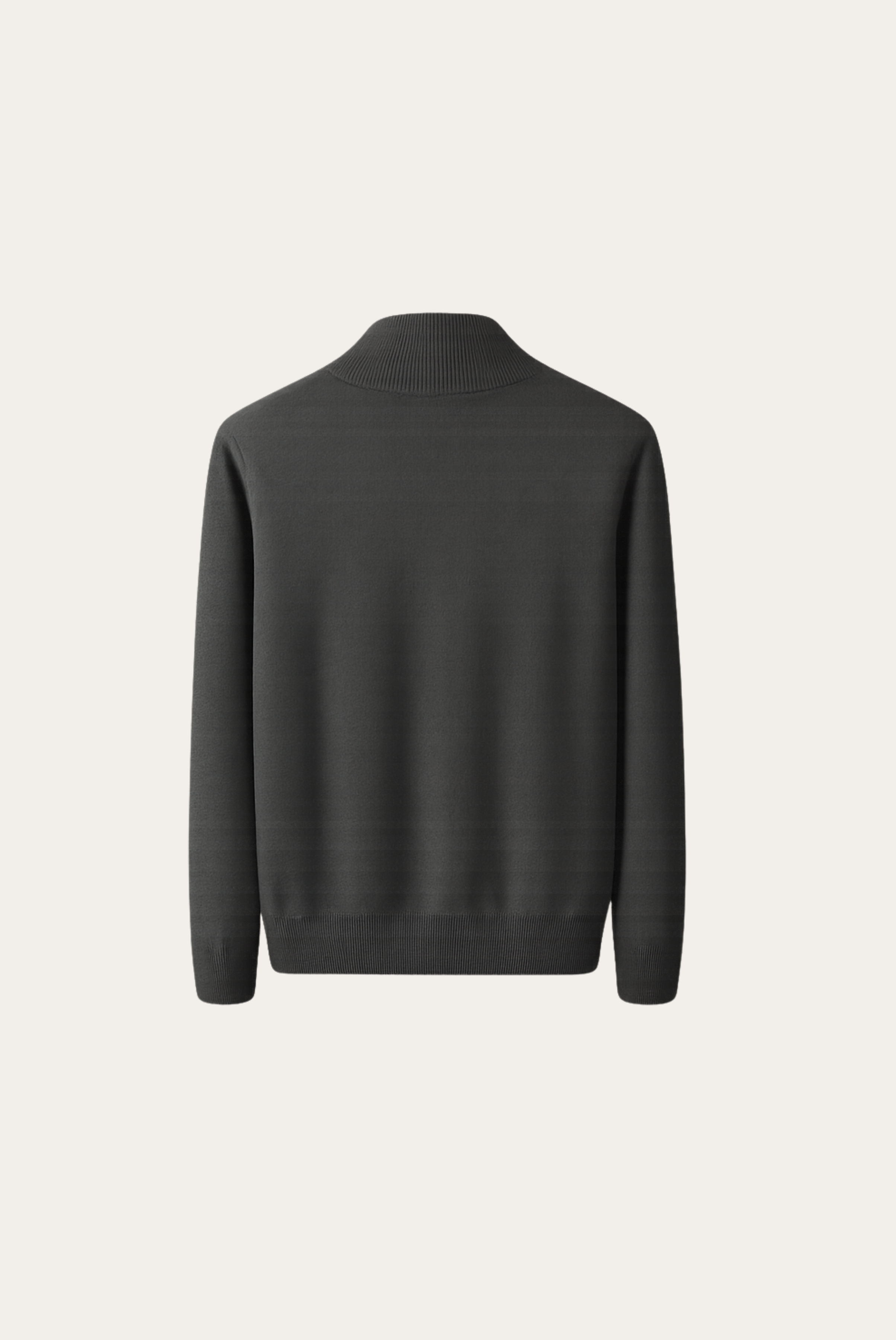 Gri Inside-Out Cashmere Hırka 7