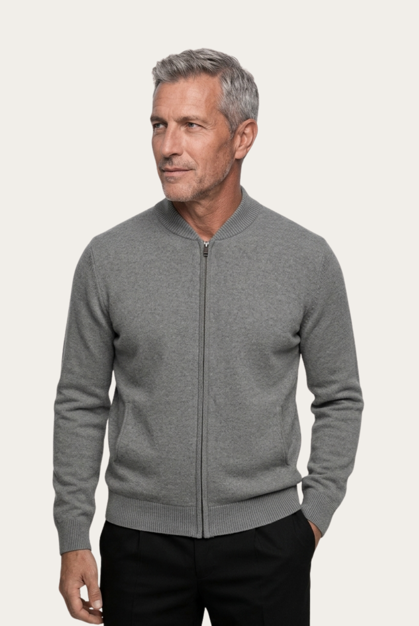 Gri Cashmere Jumper 1