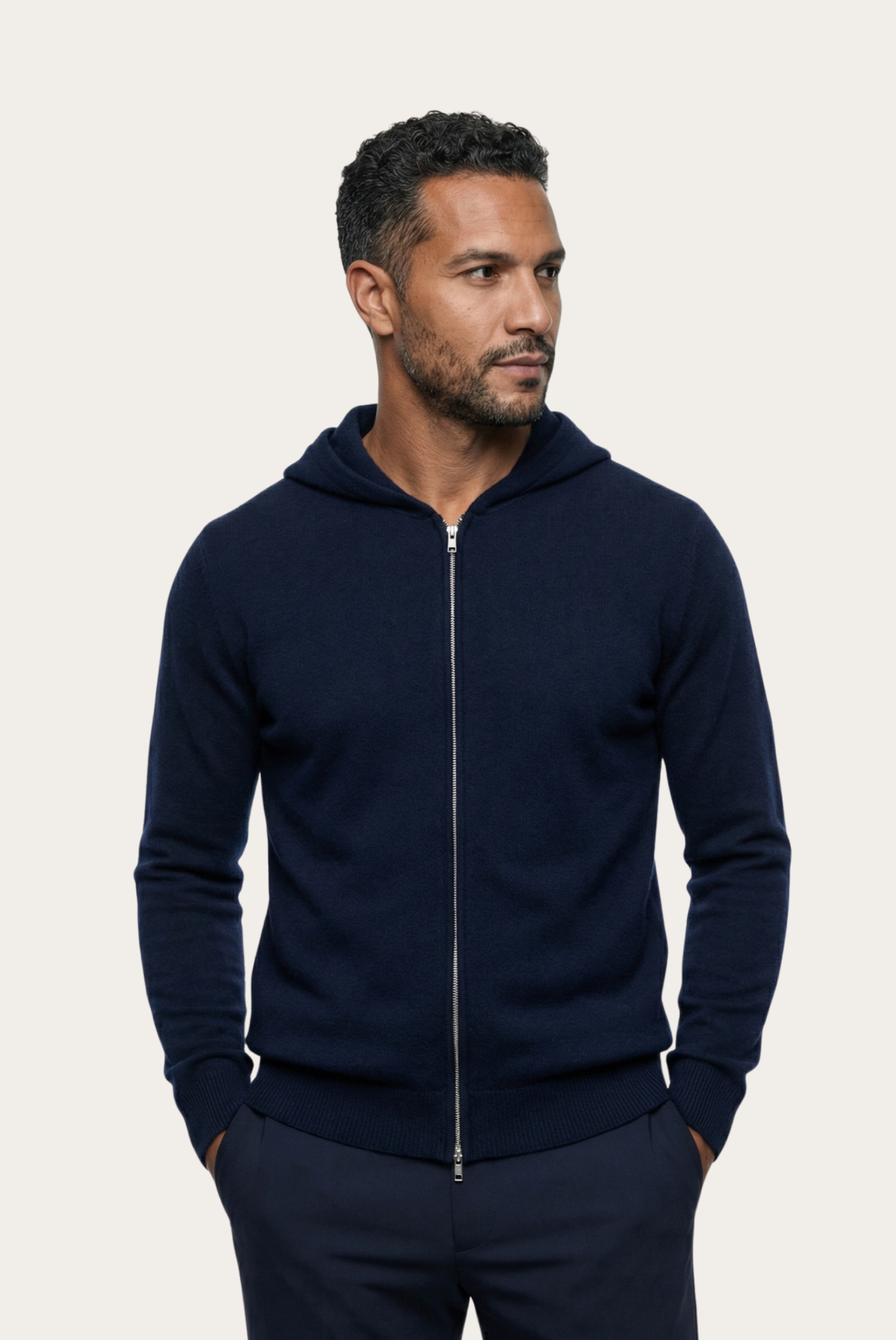 Lacivert Mavi Premium Cashmere Yelek 1