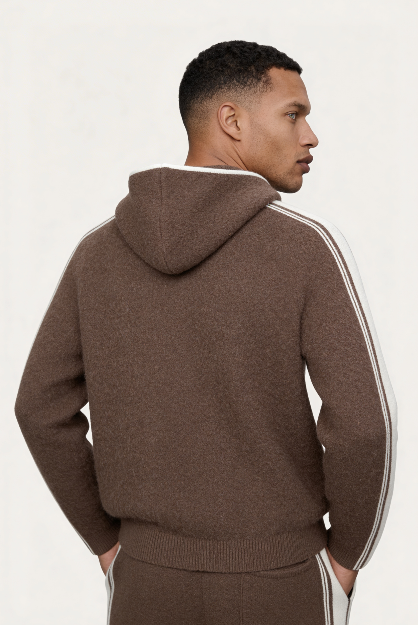 Dark Mocha Merino Wool Eşofman Takımı 2