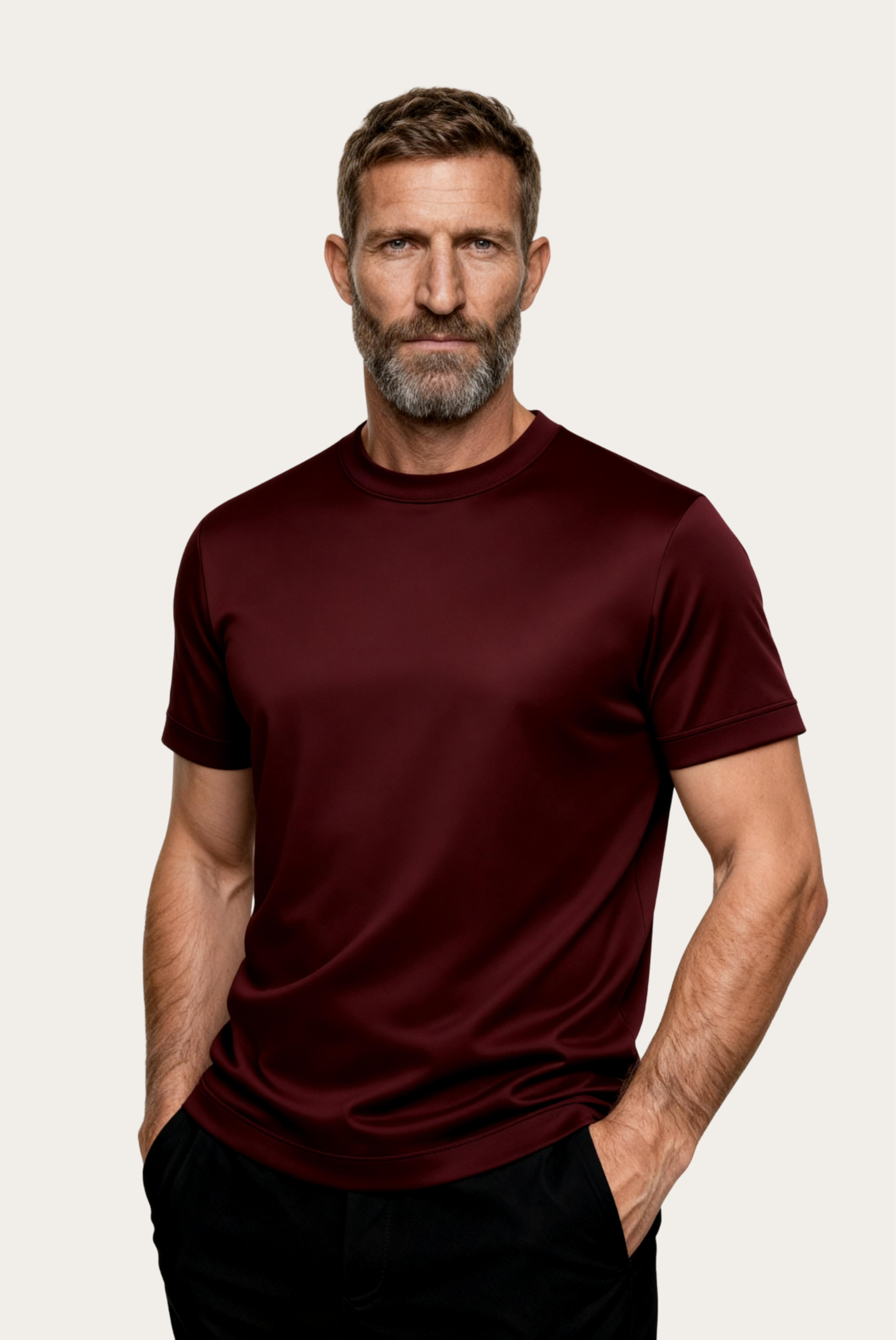 Bordo Imperial Tişört 1
