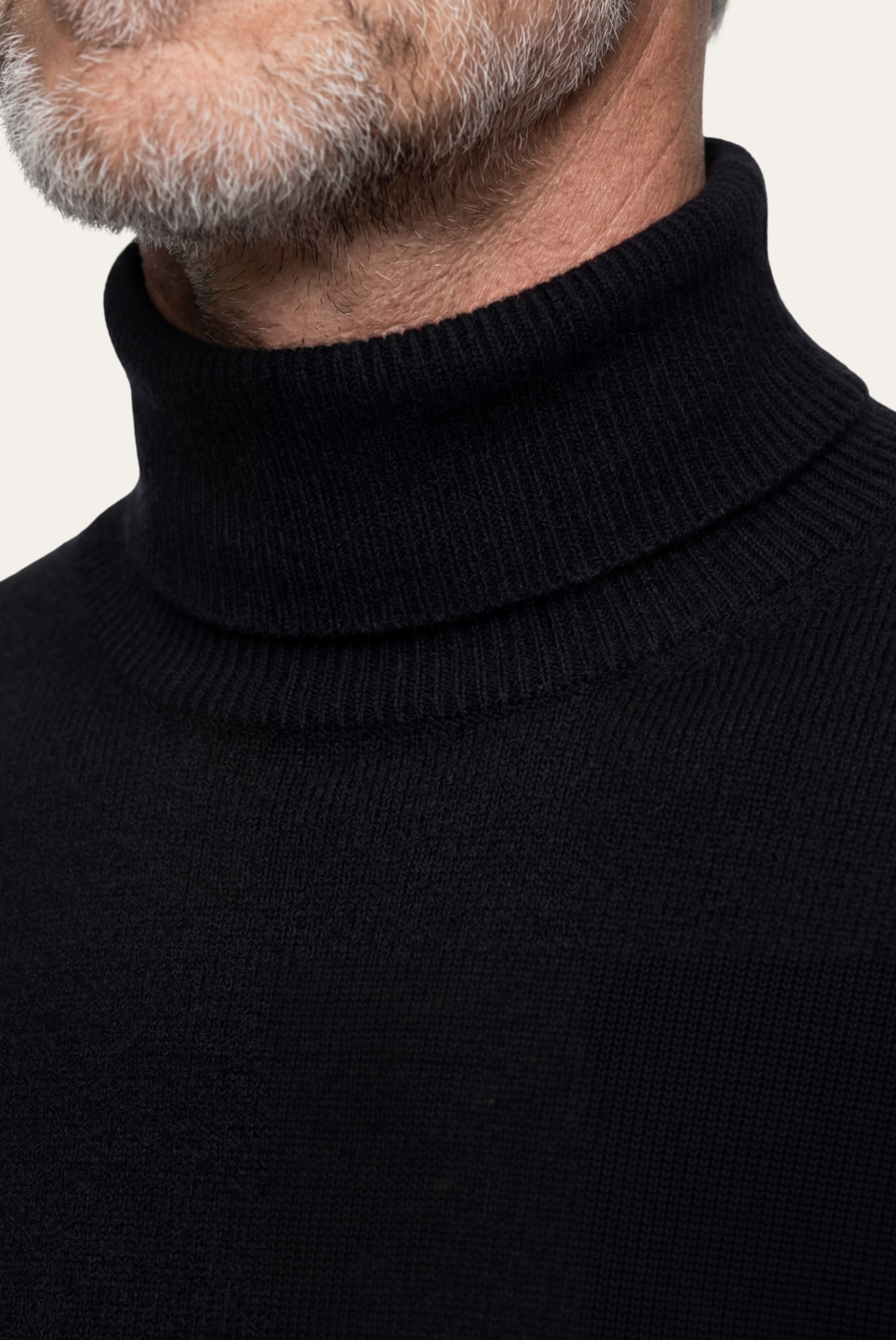 Siyah Cashmere Balıkçı Yaka 3