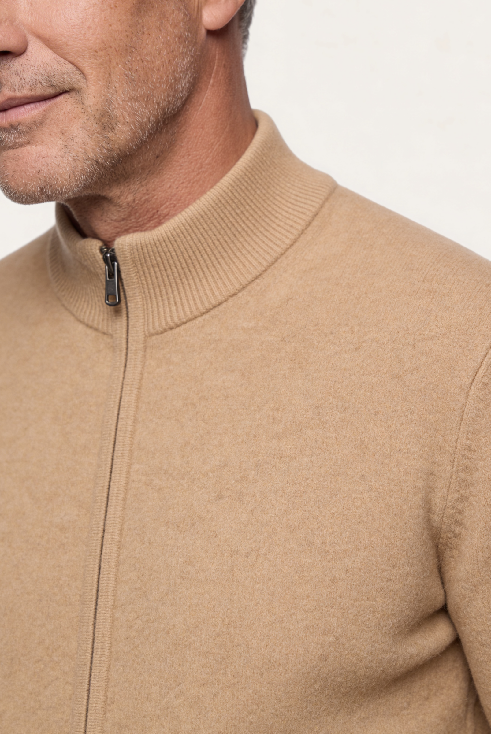 Deve Tüyü Inside-Out Cashmere Hırka 3