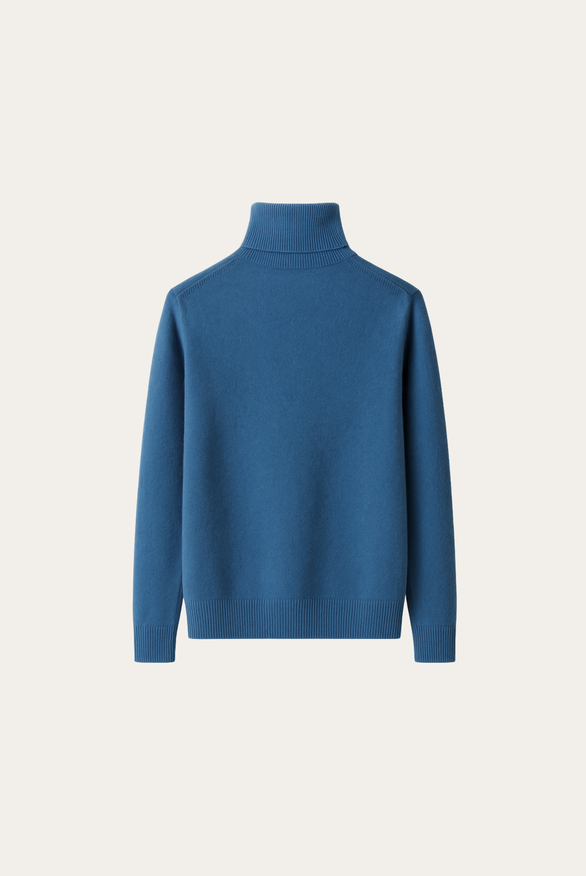 Gök Mavisi Mavi Cashmere Balıkçı Yaka 7