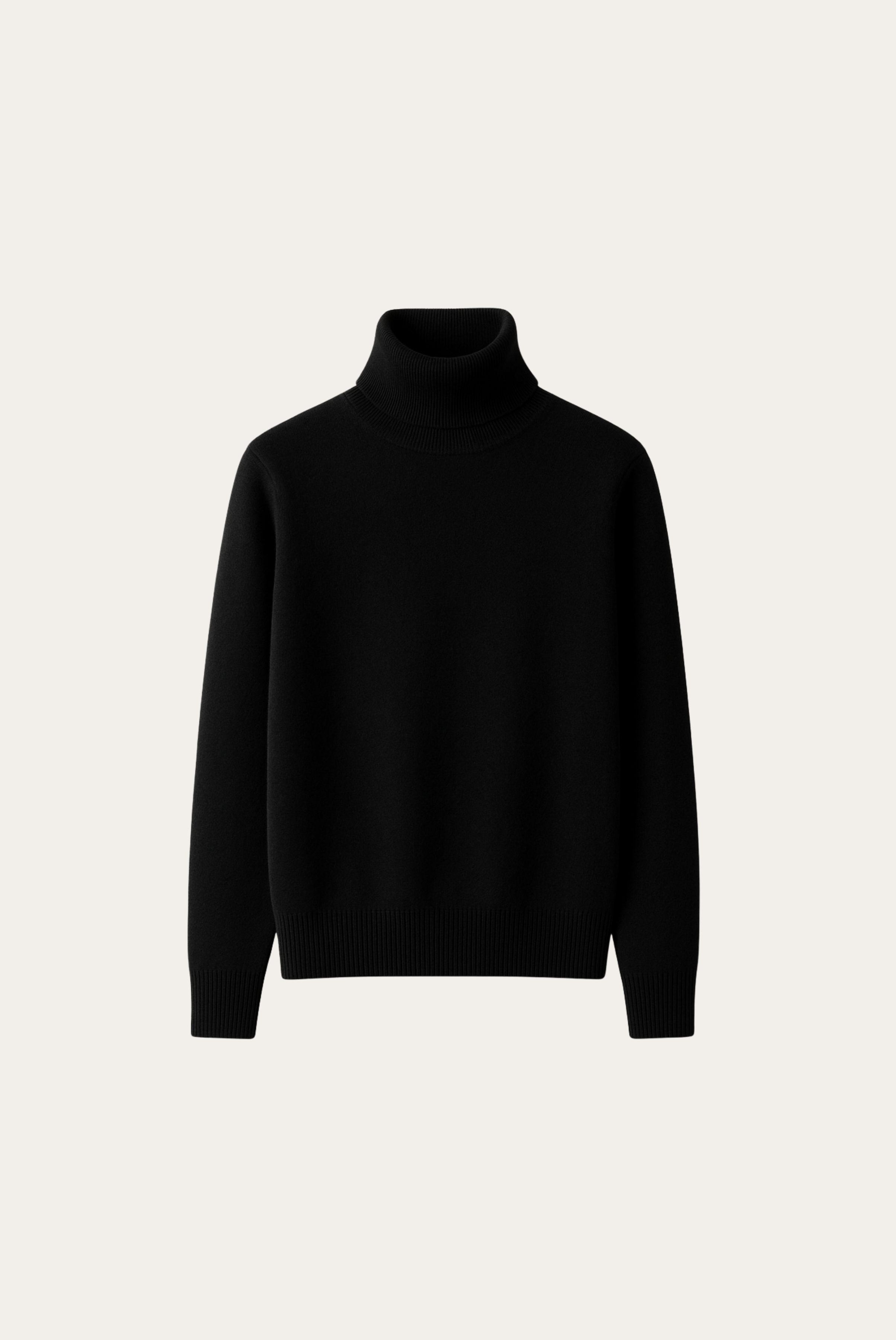 Siyah Cashmere Balıkçı Yaka 7