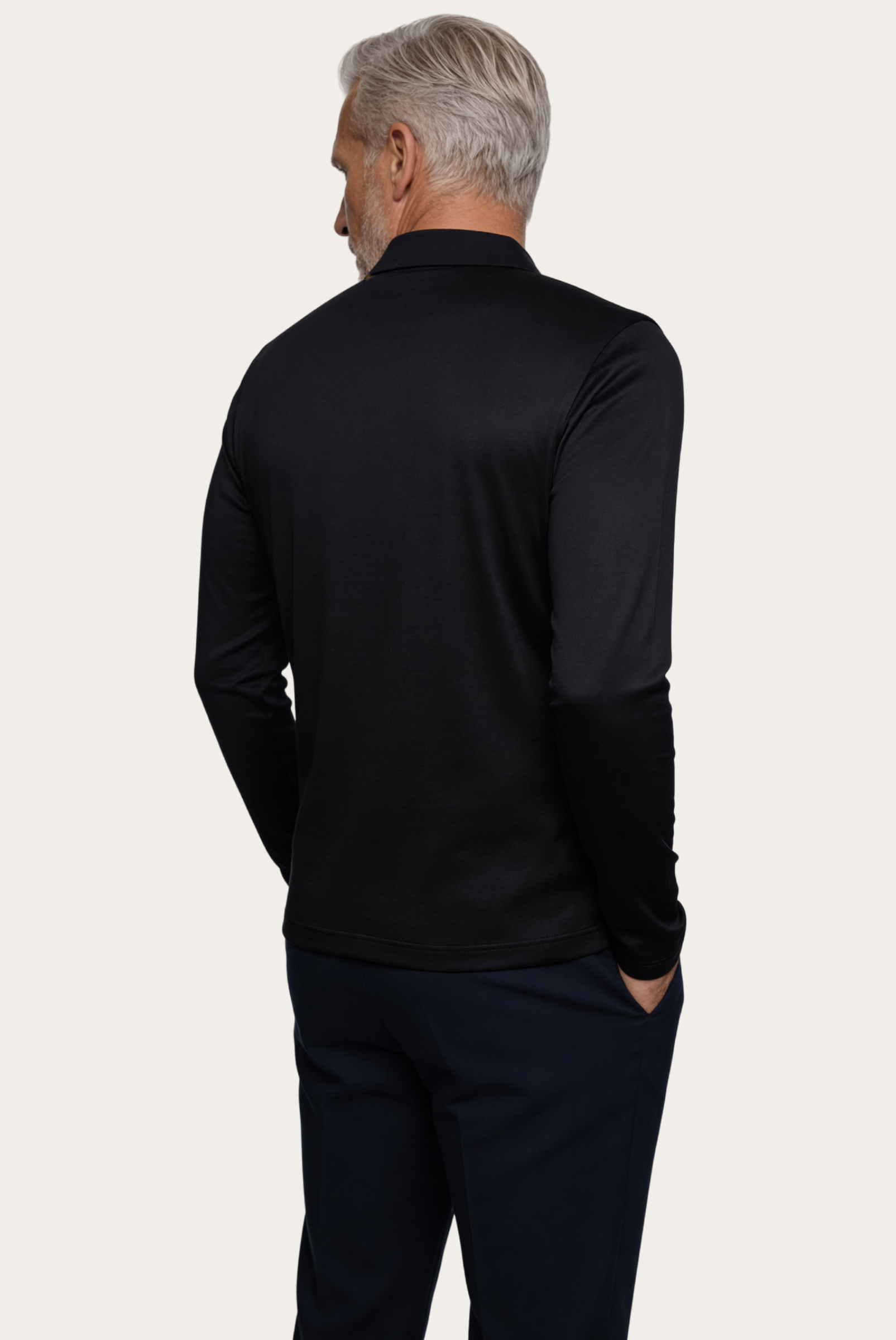 Siyah Imperial Uzun Kollu Polo 2