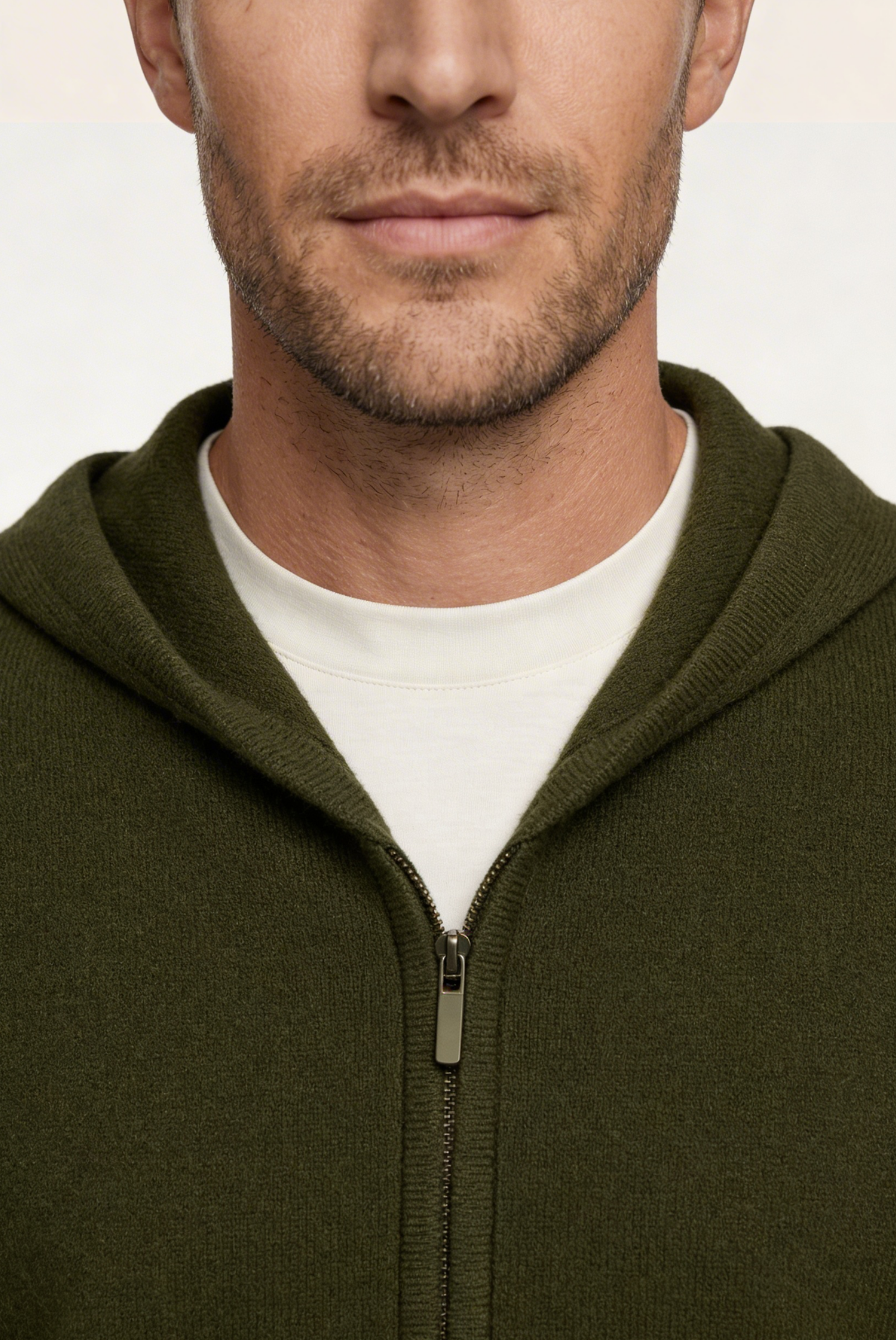 Zeytin Yeşili Premium Cashmere Yelek 3