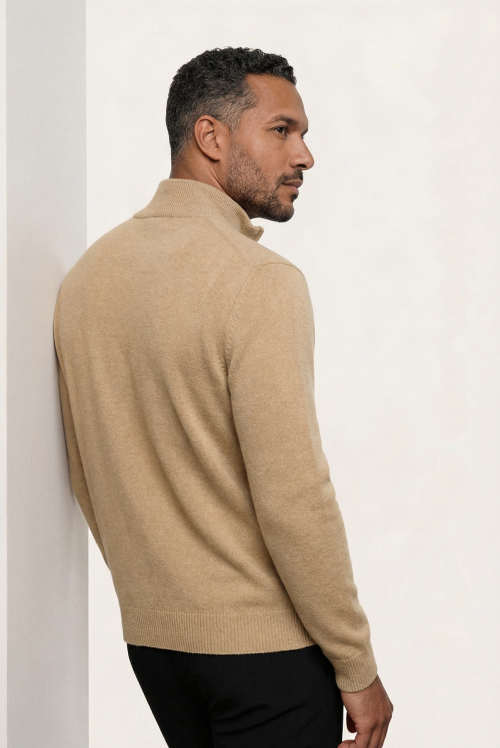 Kırmızı Inside-Out Cashmere Hırka 4