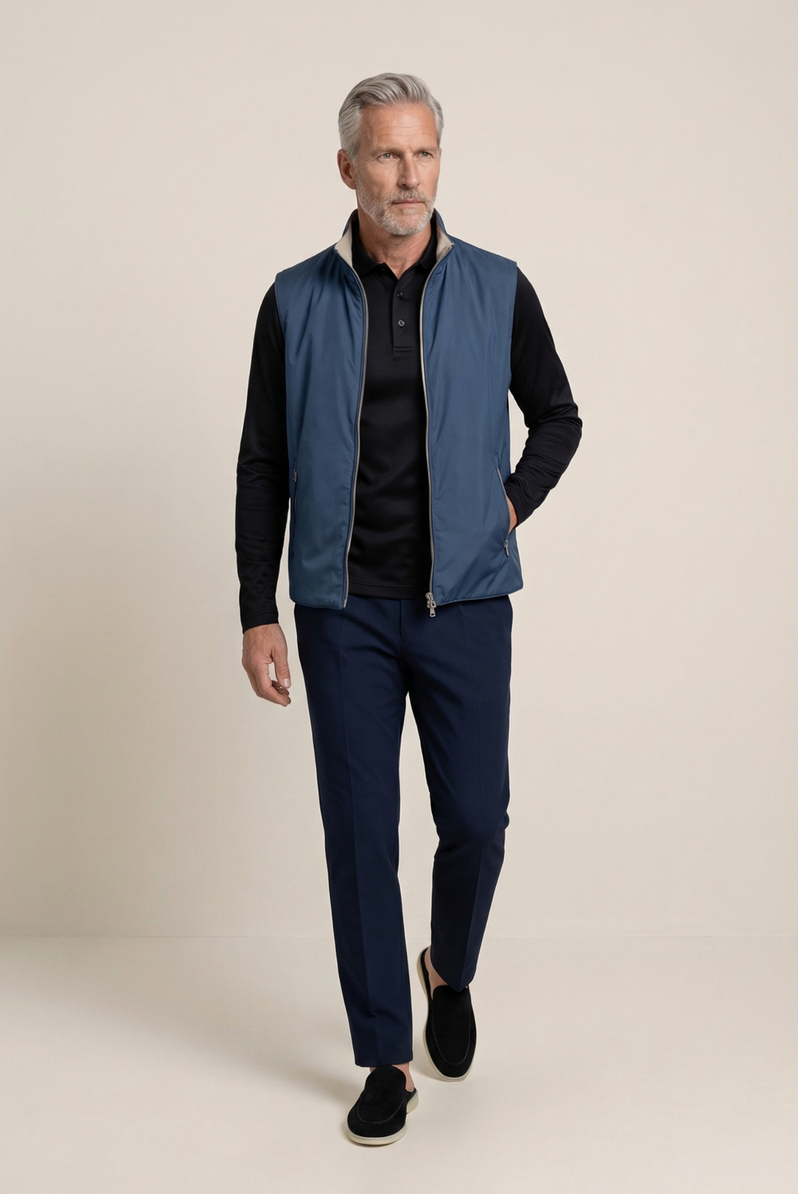 Siyah Imperial Uzun Kollu Polo 5