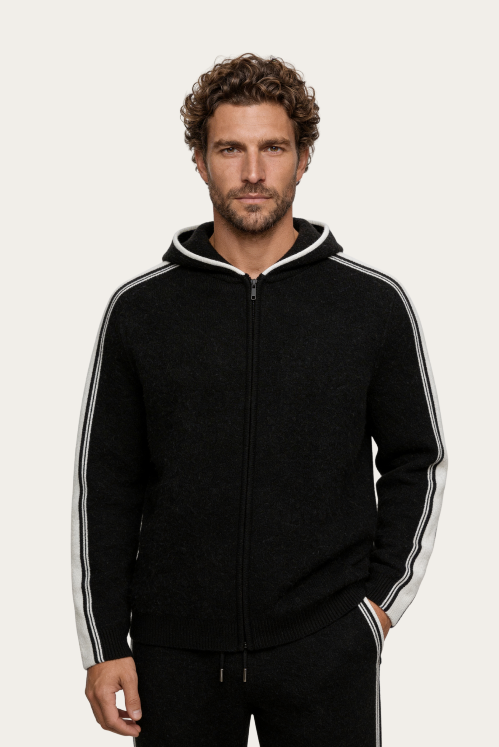 Siyah Merino Wool Eşofman Takımı 1