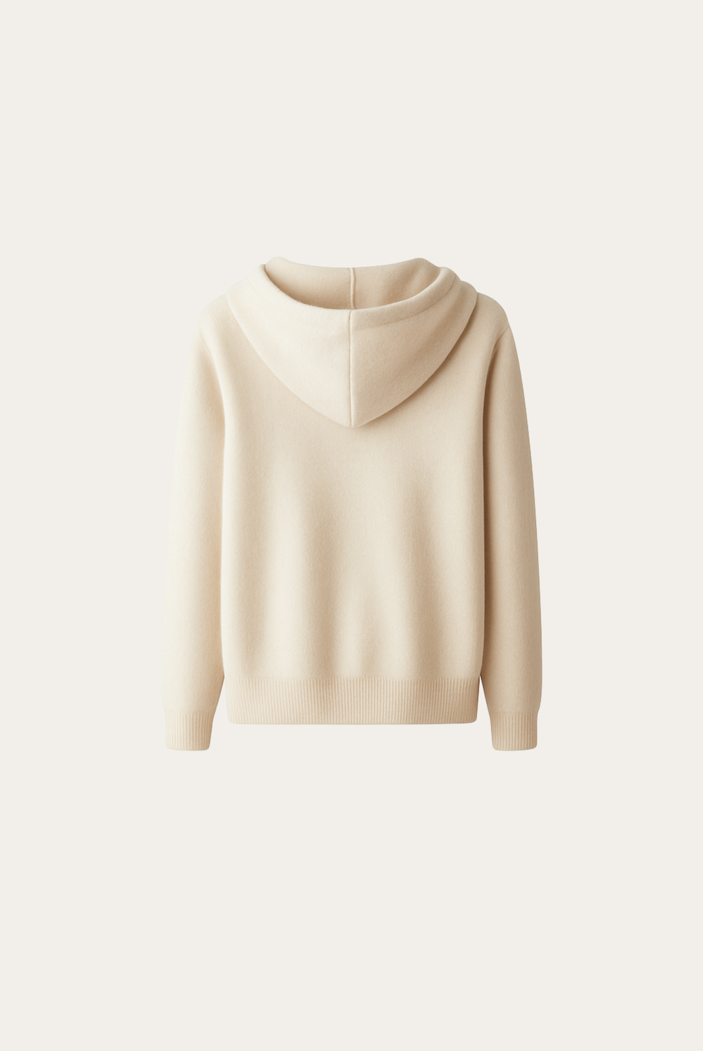 Creme Beyaz Premium Cashmere Yelek 7