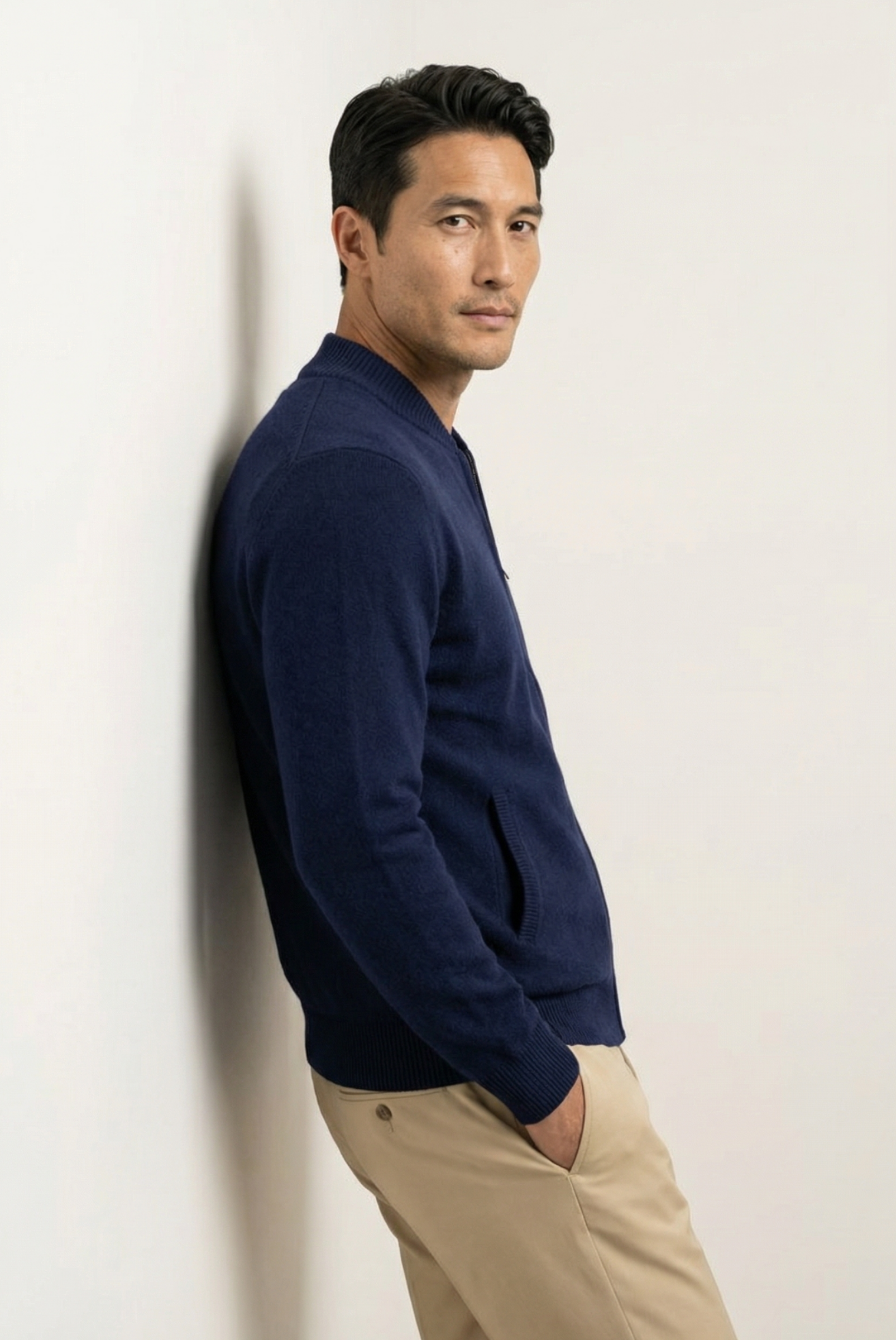 Lacivert Mavi Cashmere Jumper 4