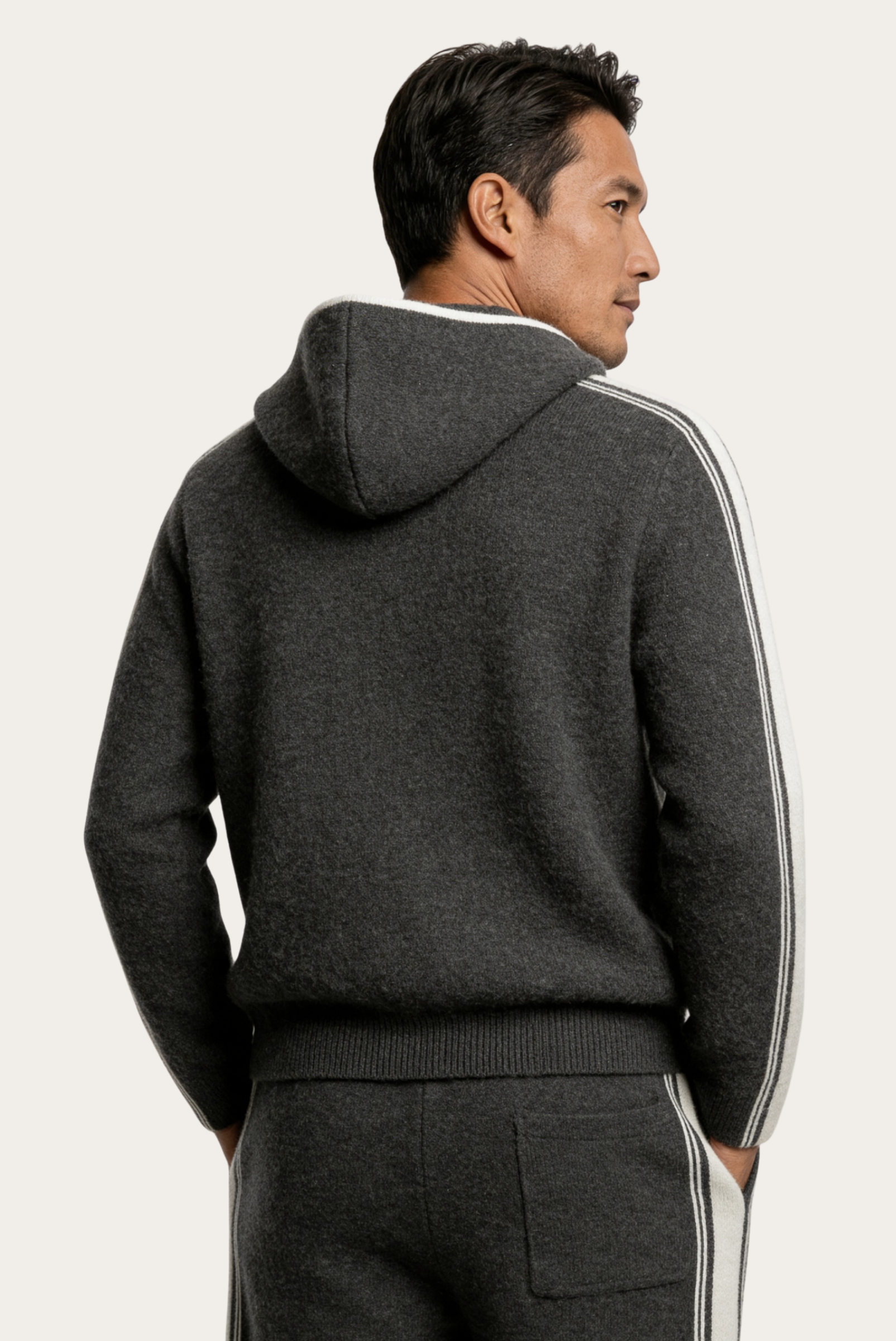 Koyu Gri Merino Wool Eşofman Takımı 2