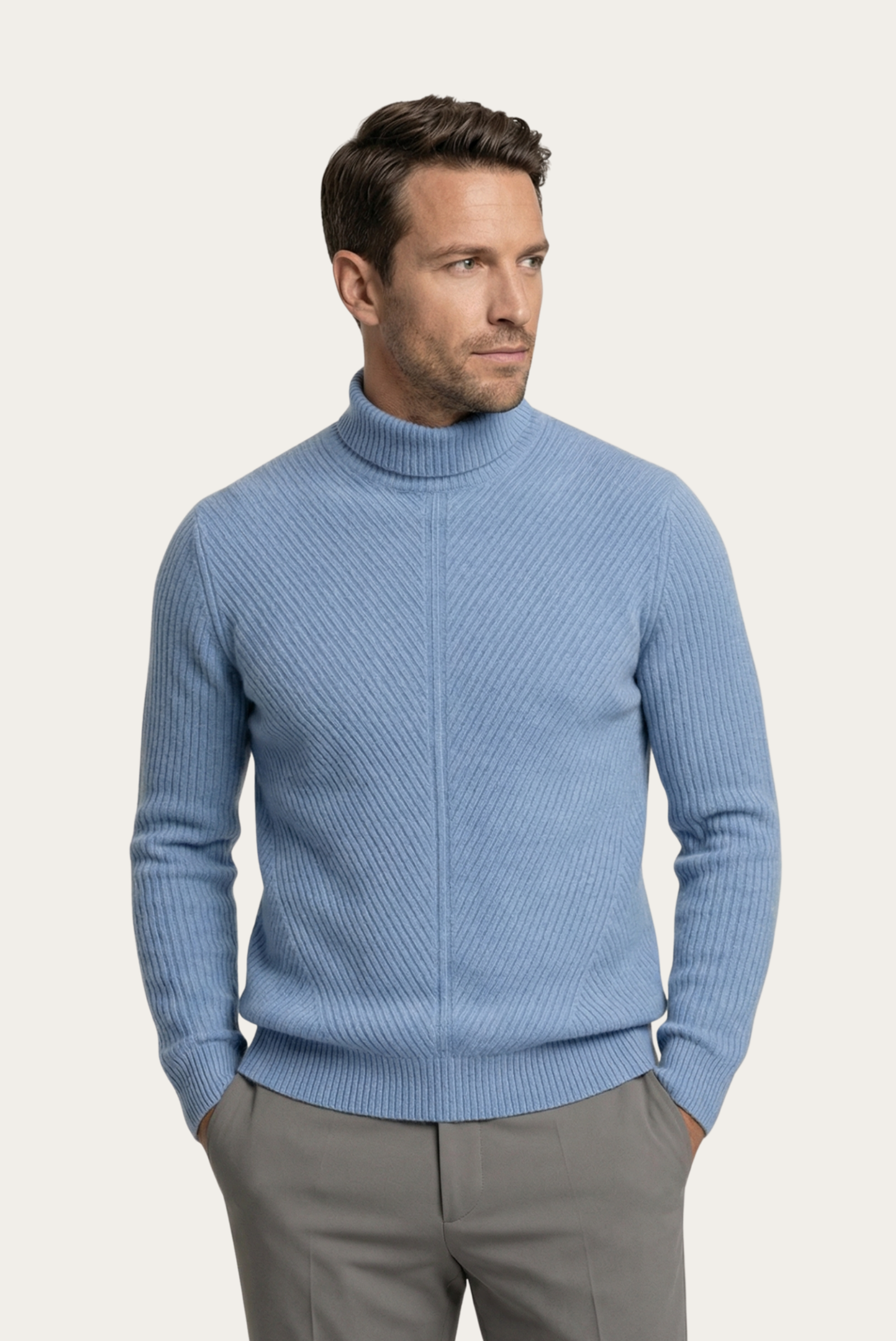 Mavi Ribbed Cashmere Kazak 1