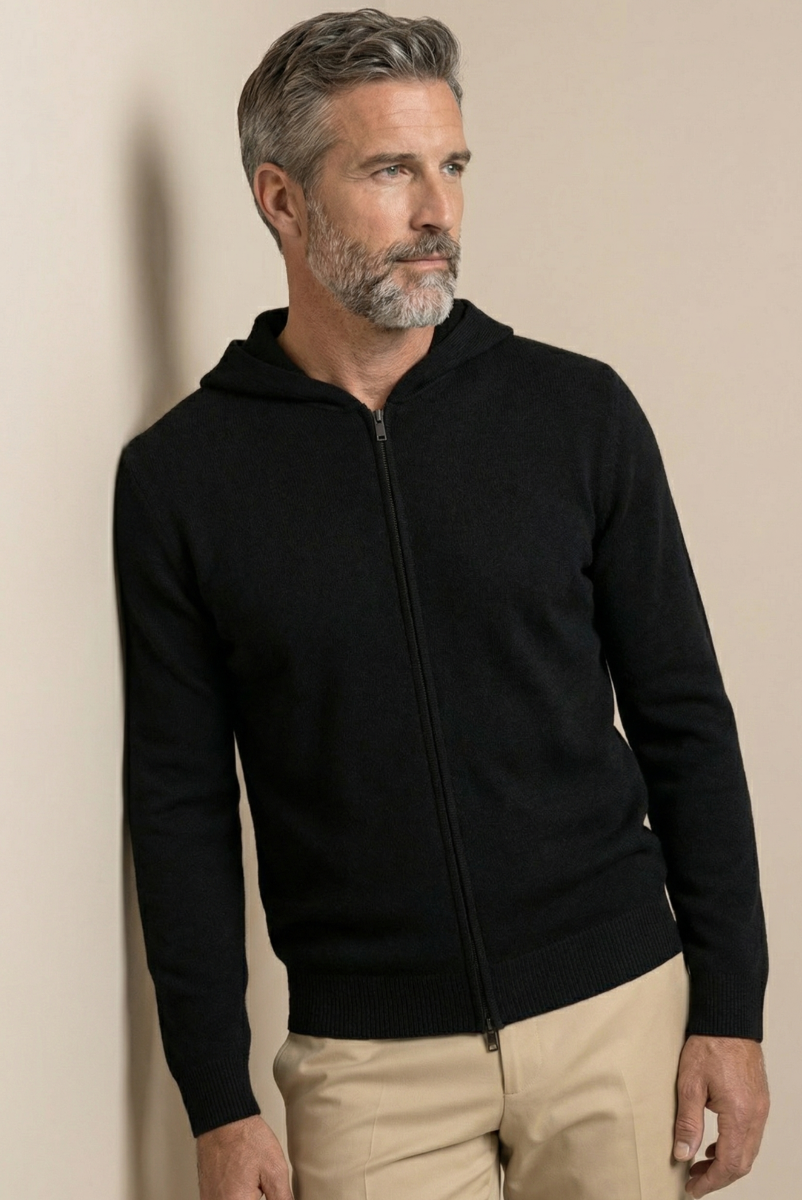 Siyah Premium Cashmere Yelek 4