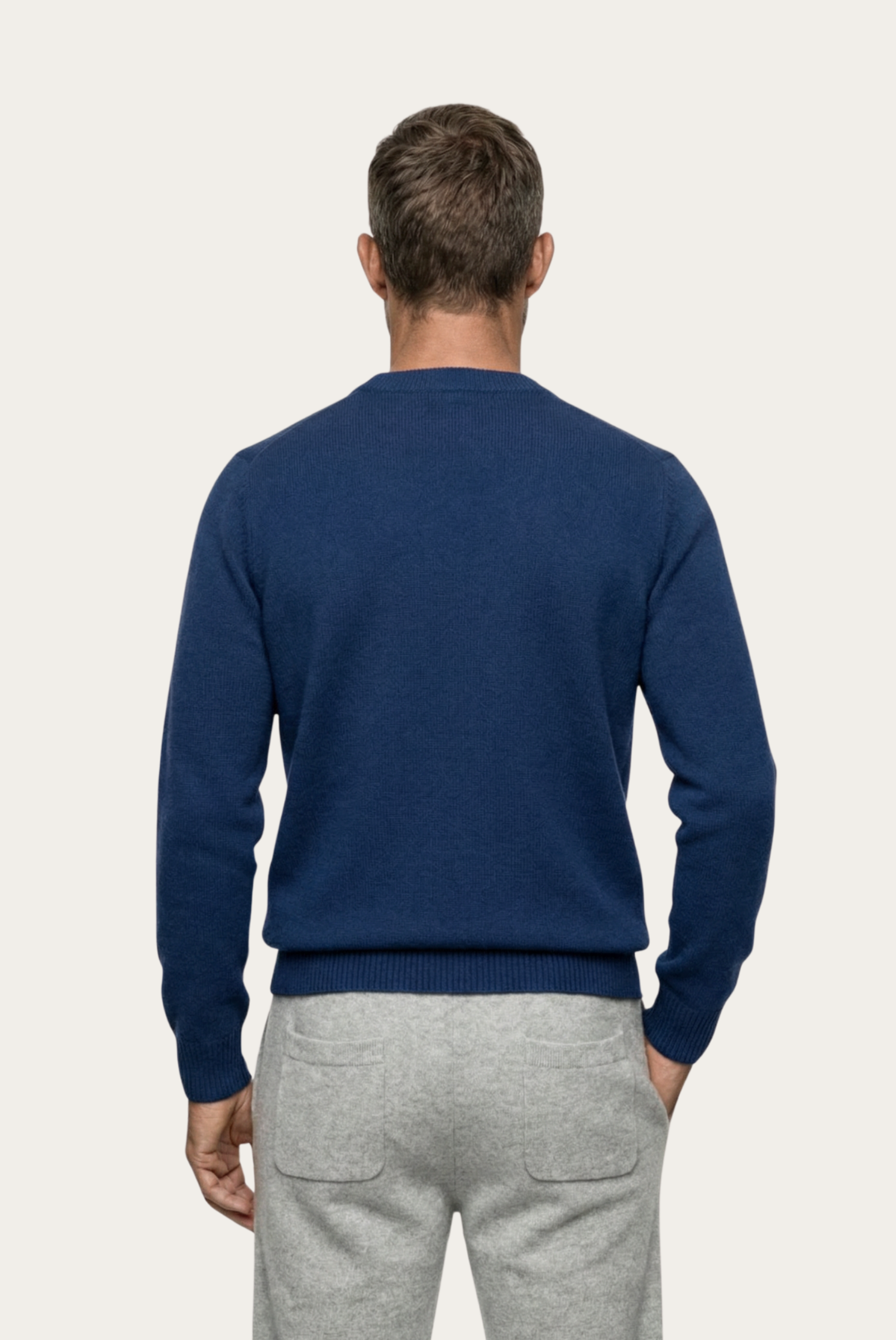 Mavi Cashmere Bisiklet Yaka 2
