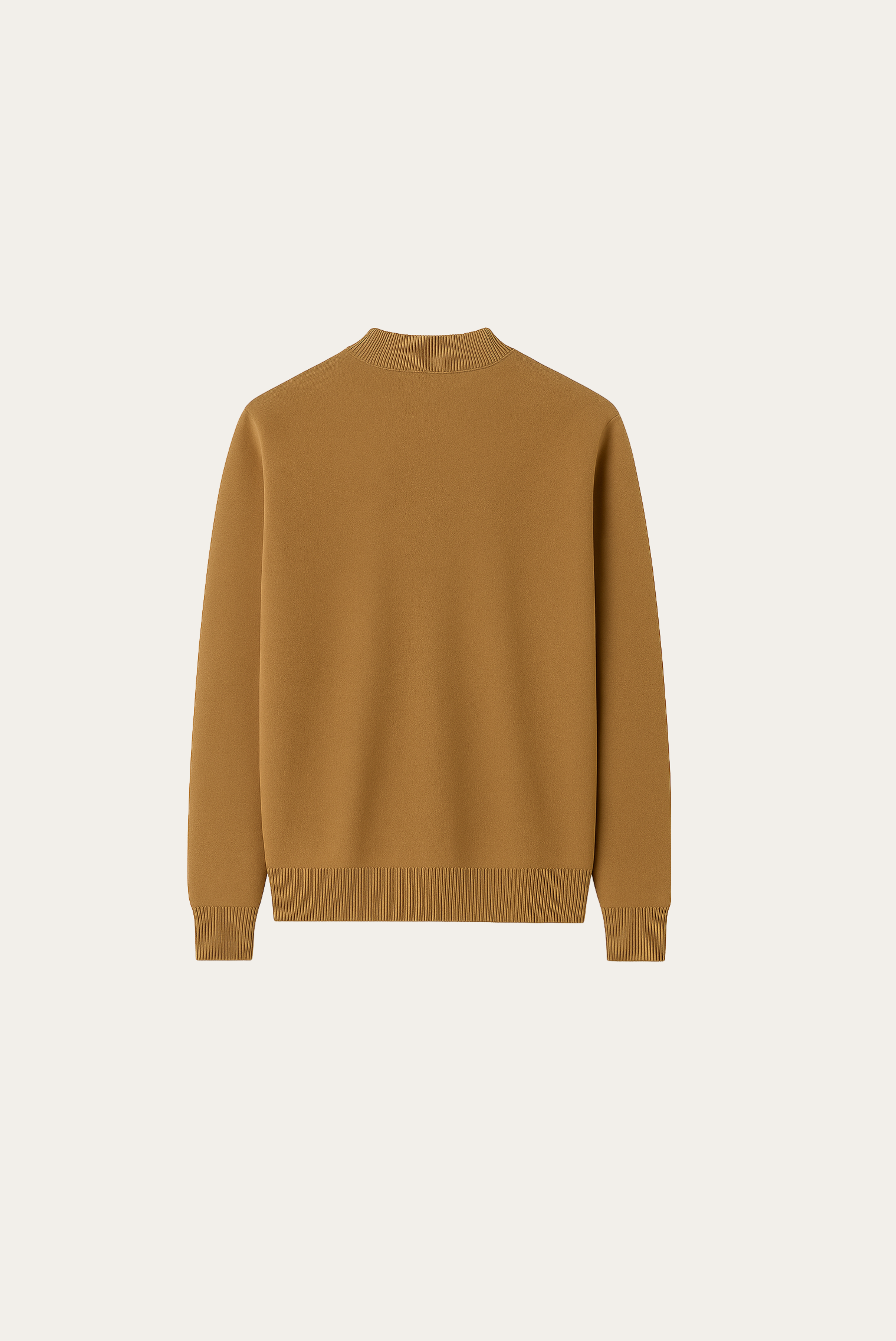 Kahverengi Wool Bisiklet Yaka 7