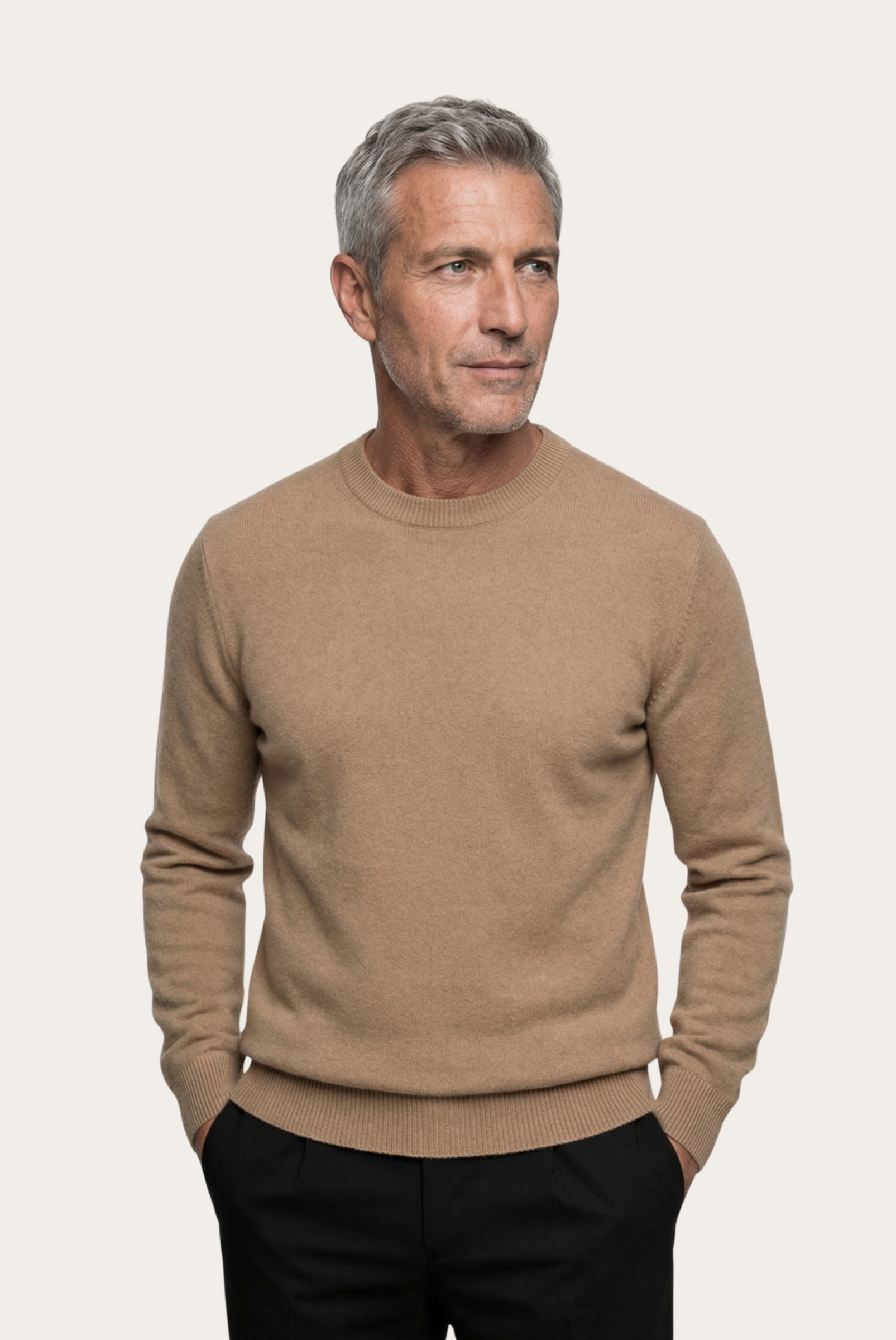 Deve Tüyü Cashmere Bisiklet Yaka 1