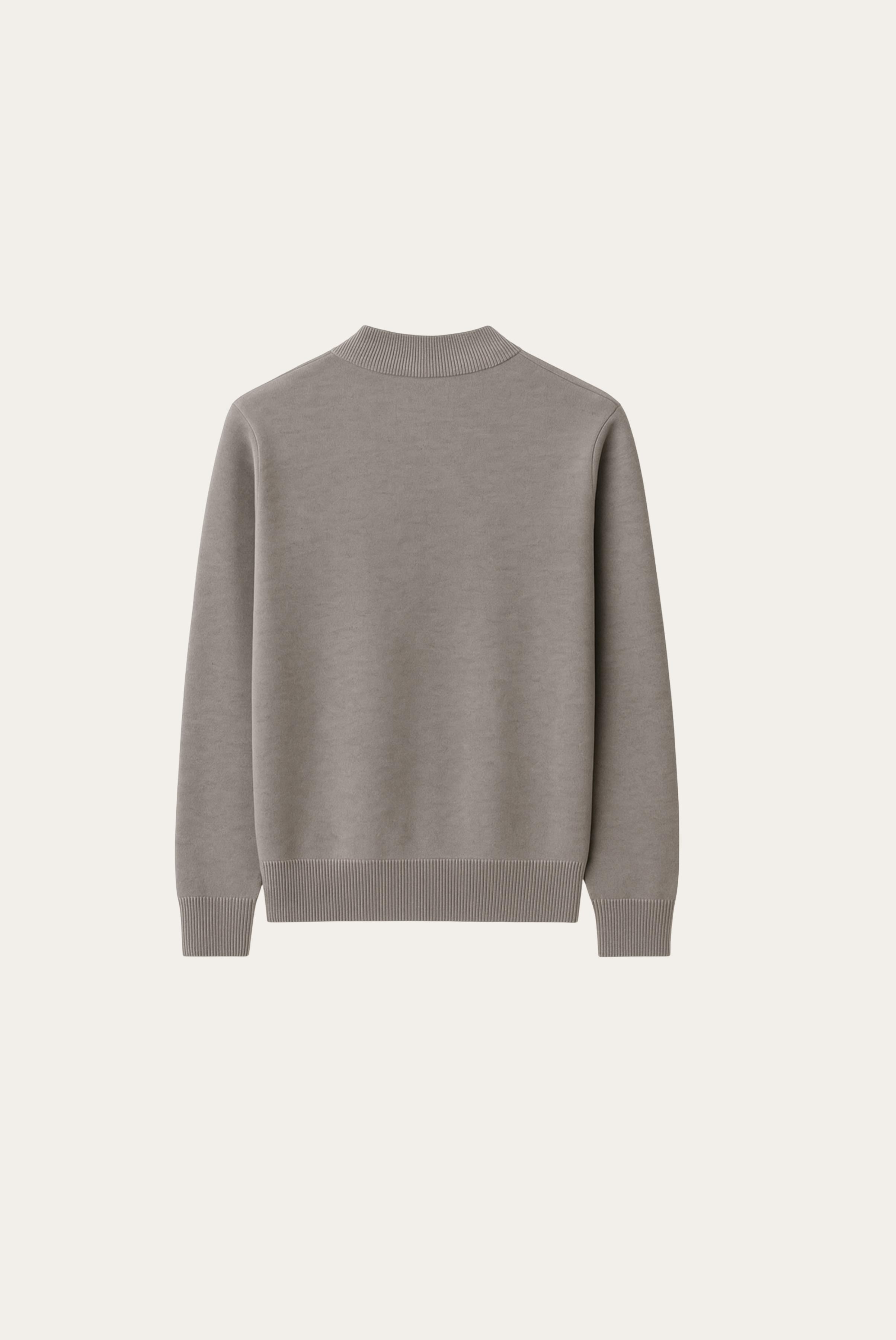Gri Wool Bisiklet Yaka 7