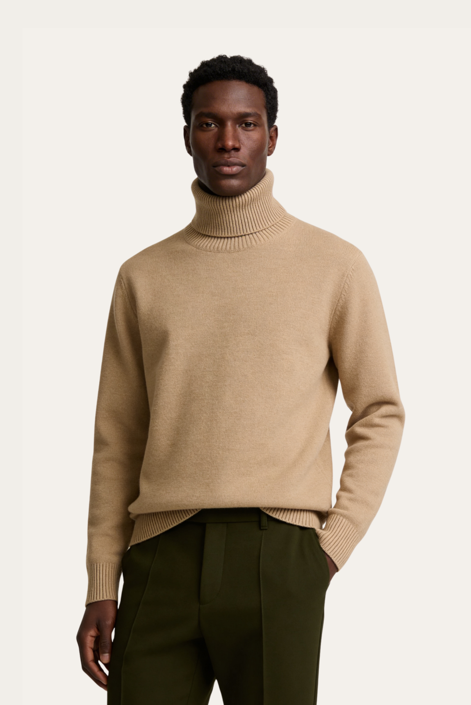 Deve Tüyü Cashmere Balıkçı Yaka 1