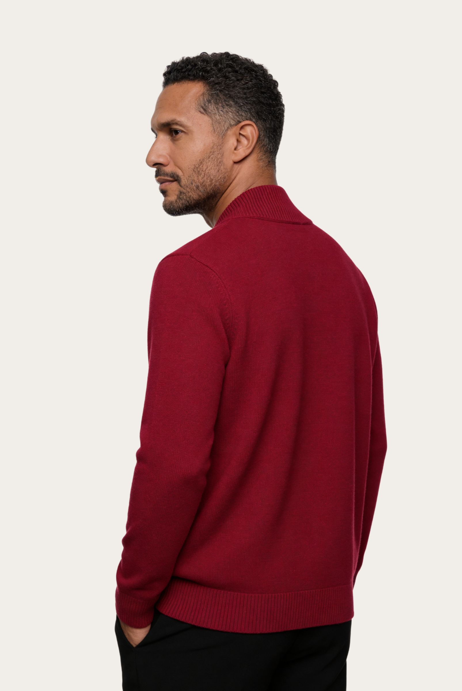 Kırmızı Cashmere Hırka 2