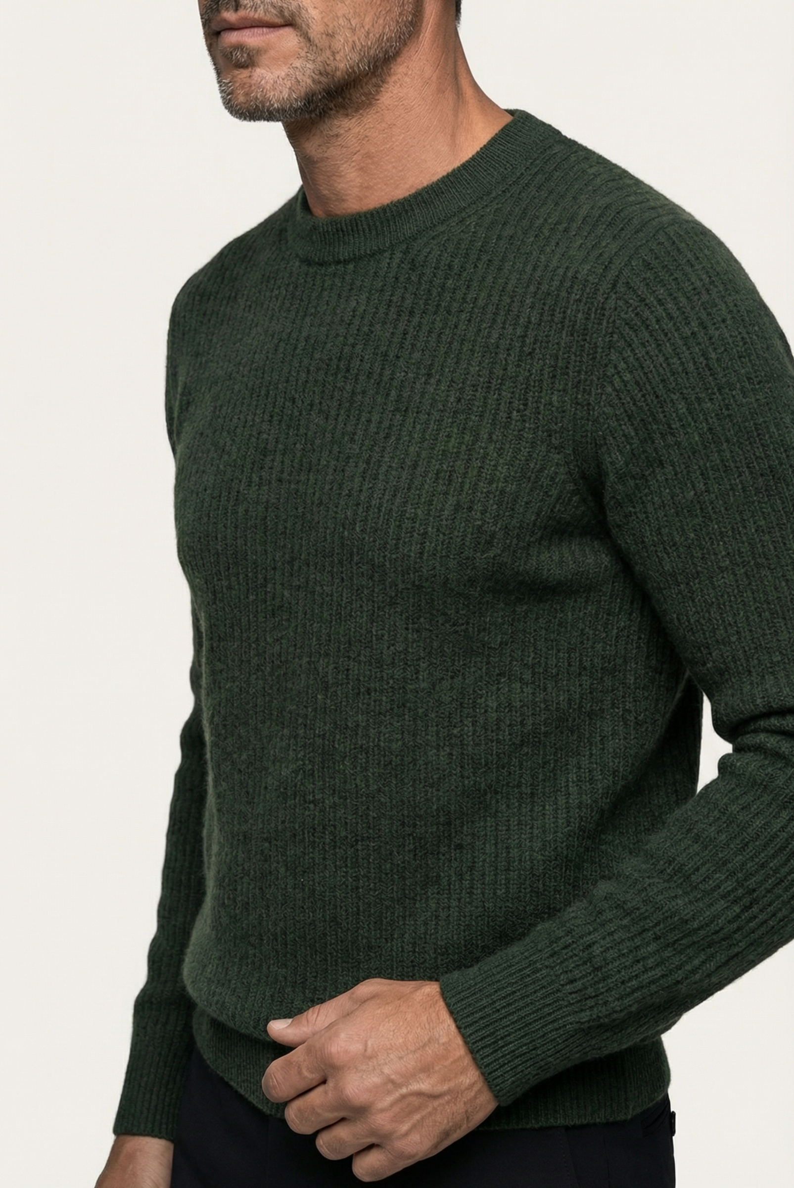 Army Yeşil Cashmere Bisiklet Yaka 3