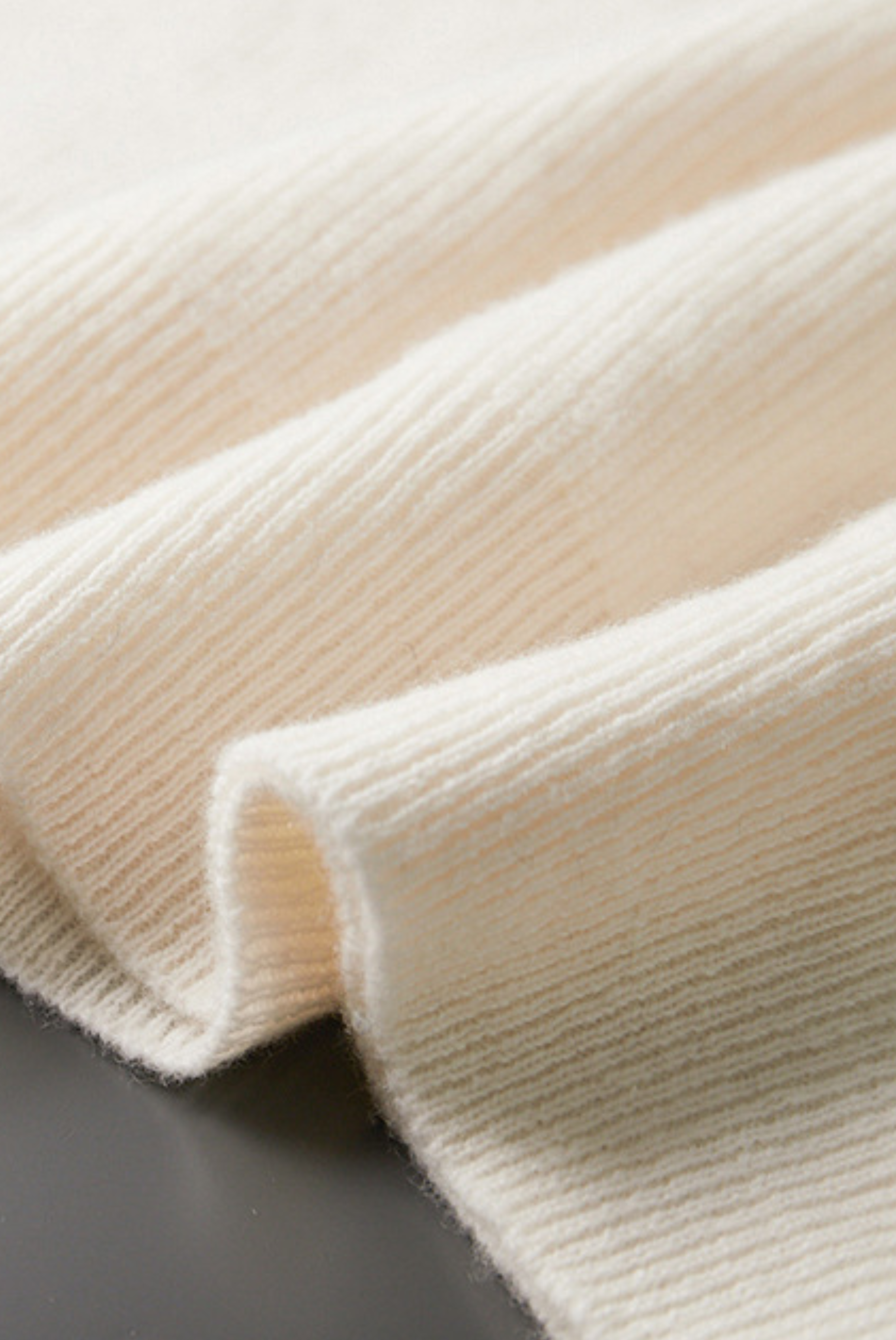 Beyaz Wool Eşofman Altı Set 9
