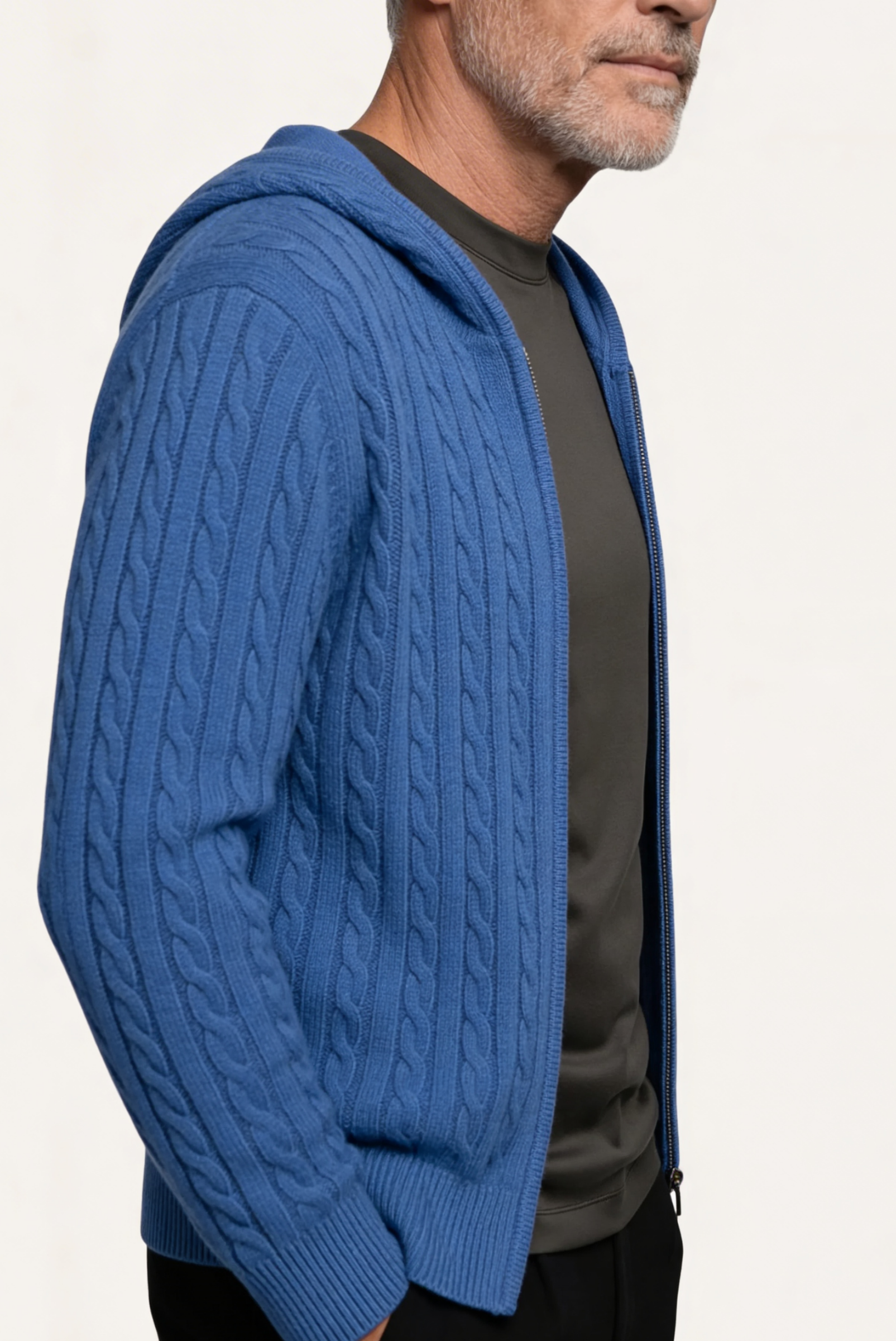 Mavi Cashmere Zip Ceket 3